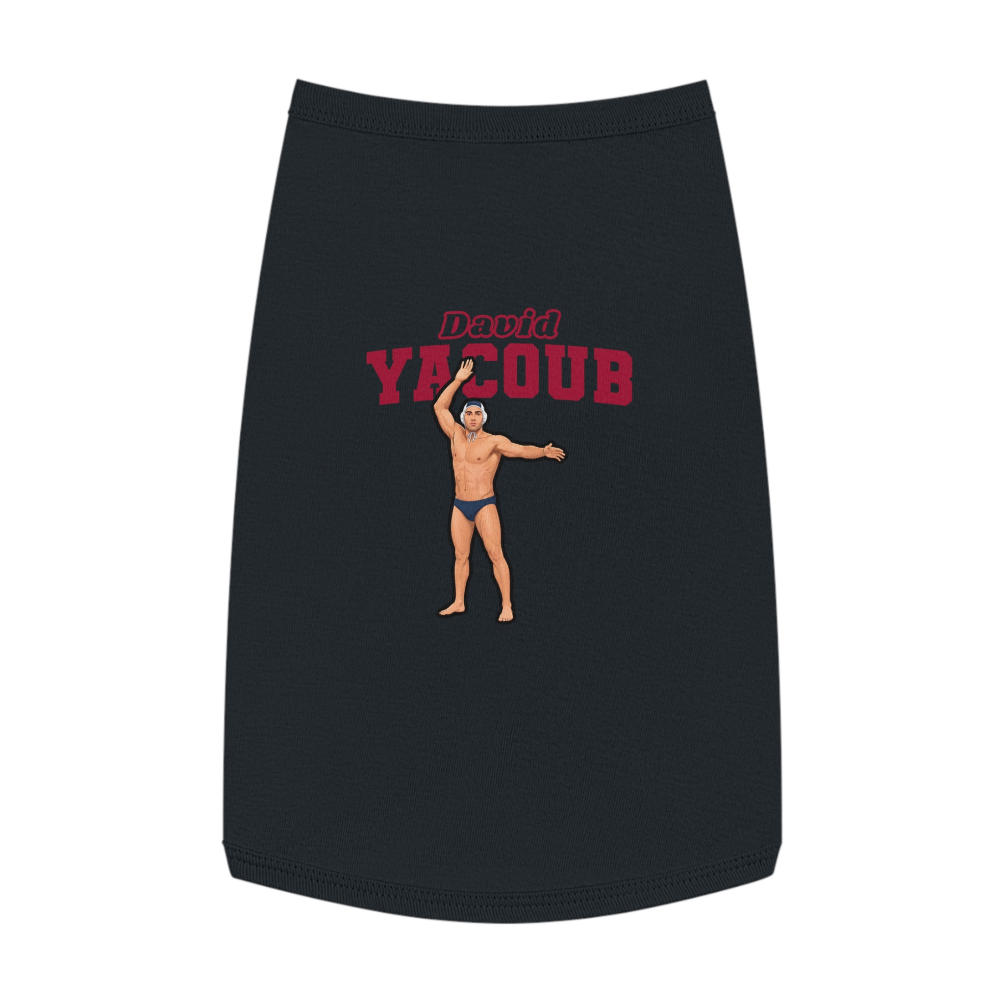 Pet Tank Top — character_name_arch in White