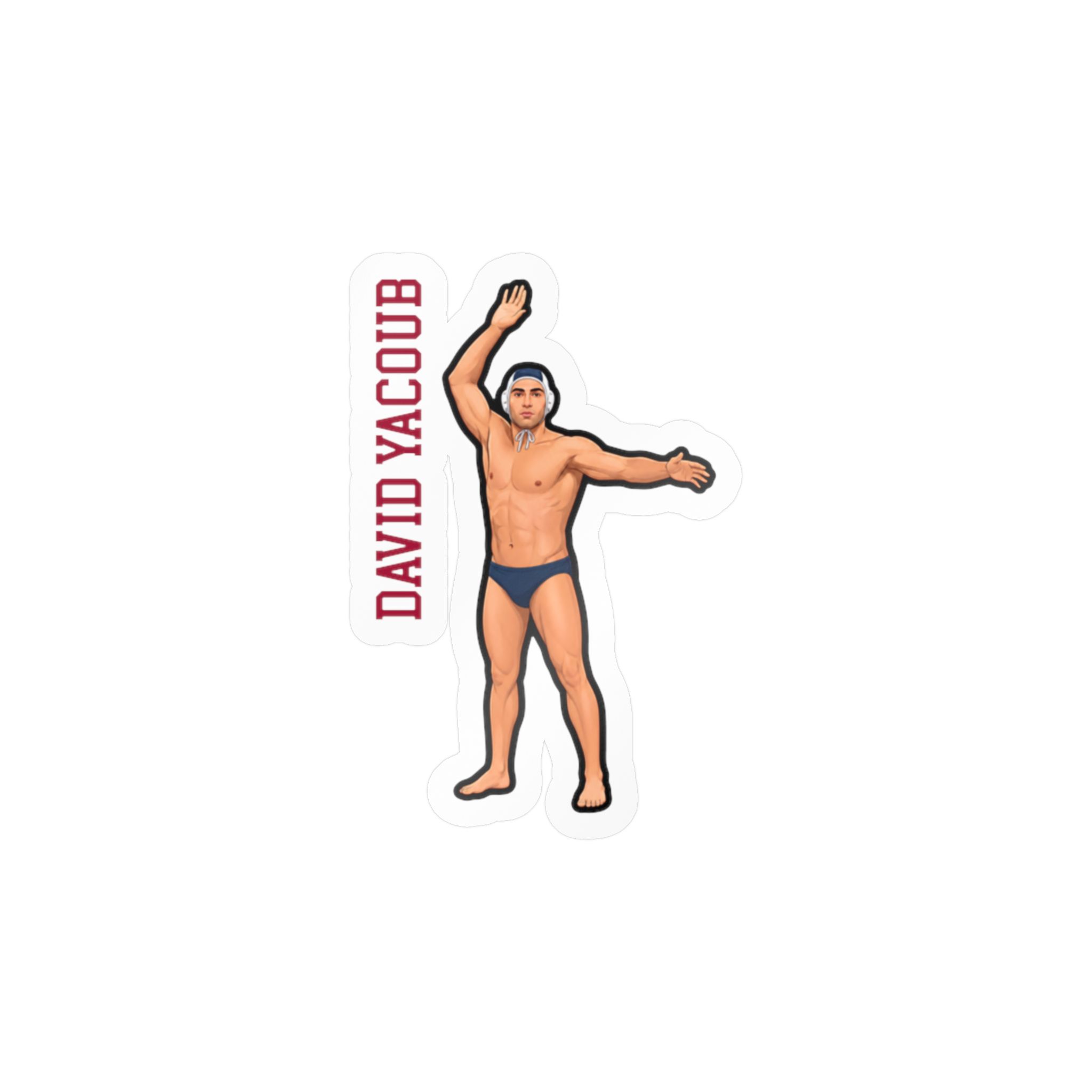 Vinyl Sticker — character_name_vertical in Classic