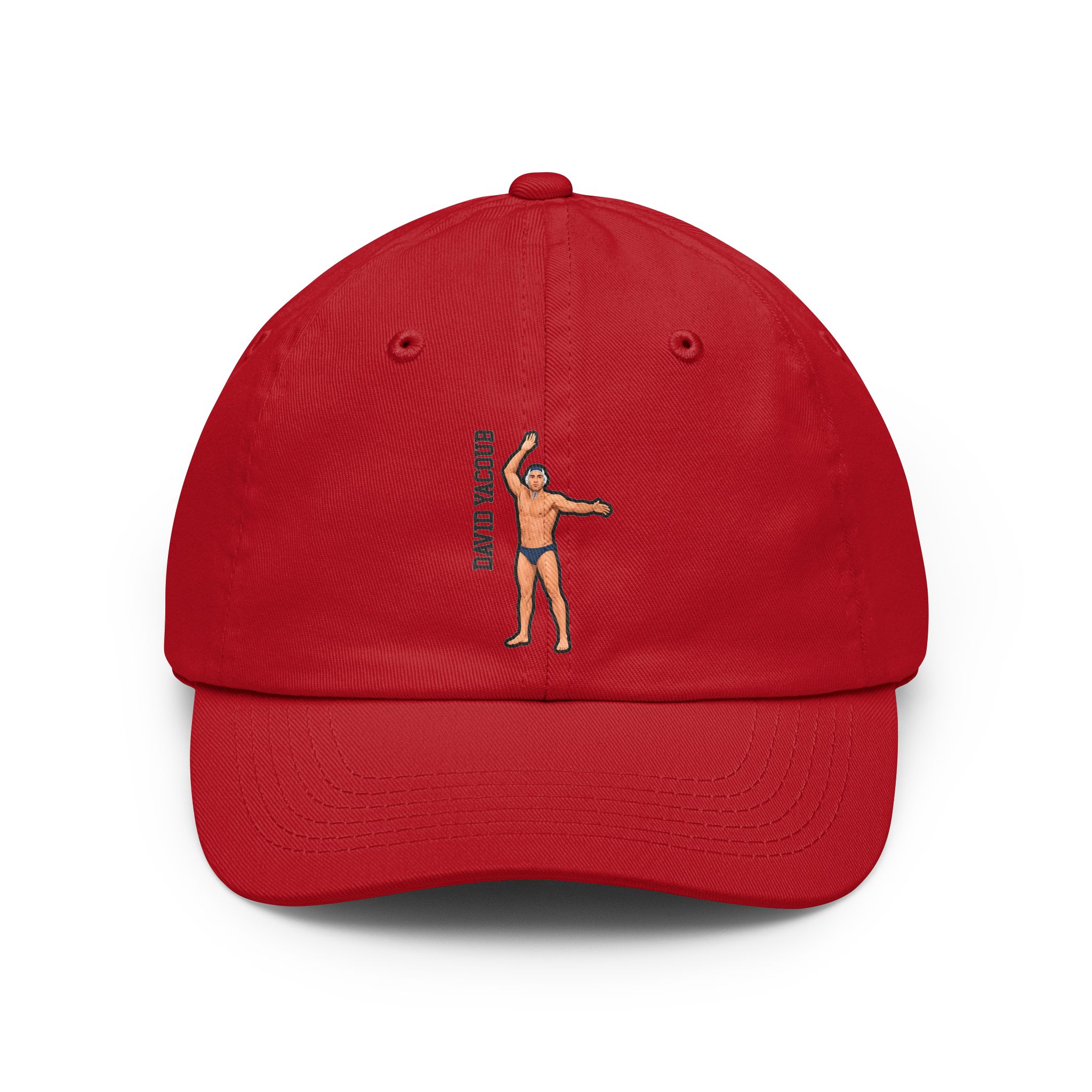 Classic Cap — character_name_vertical in Red