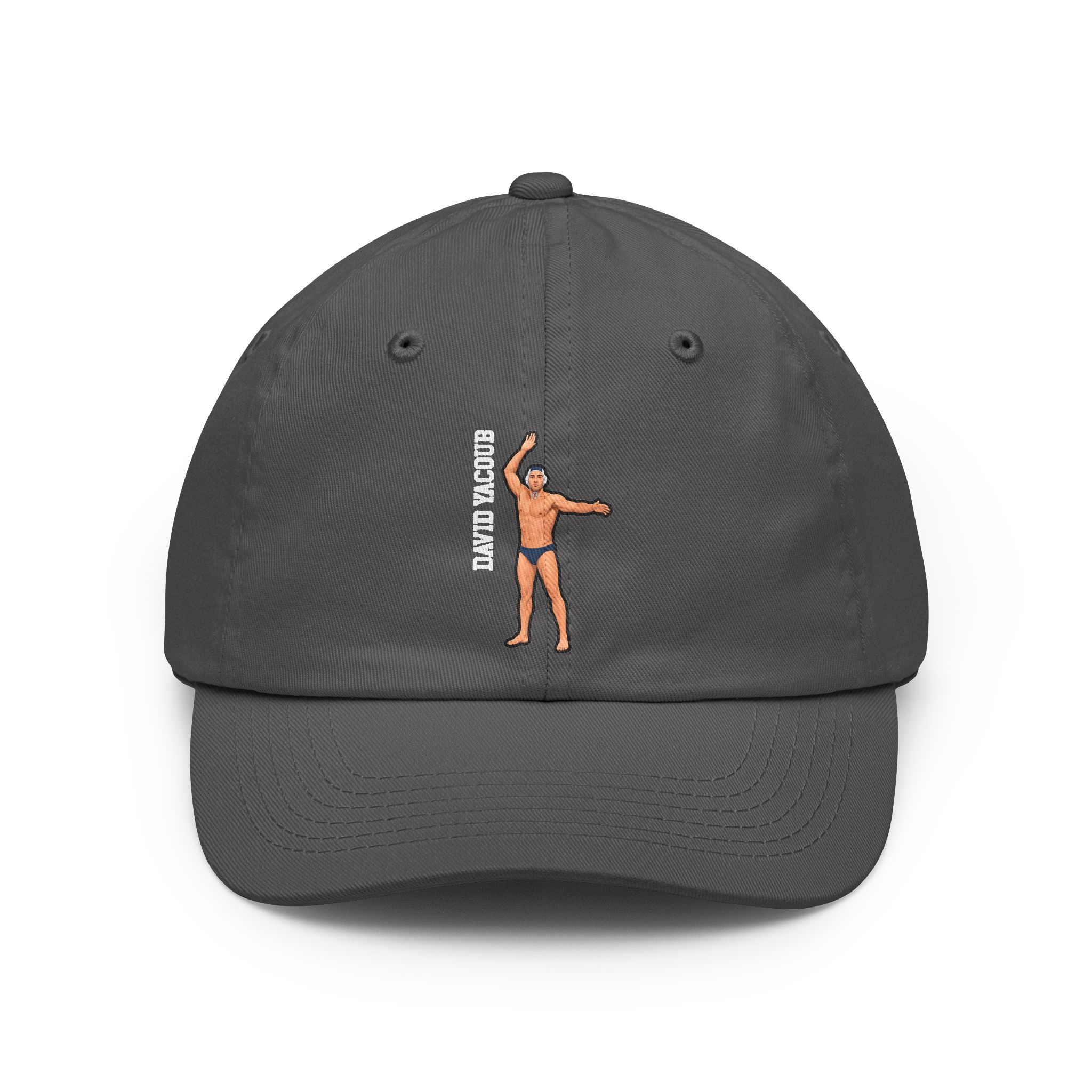 Classic Cap — character_name_vertical in Grey