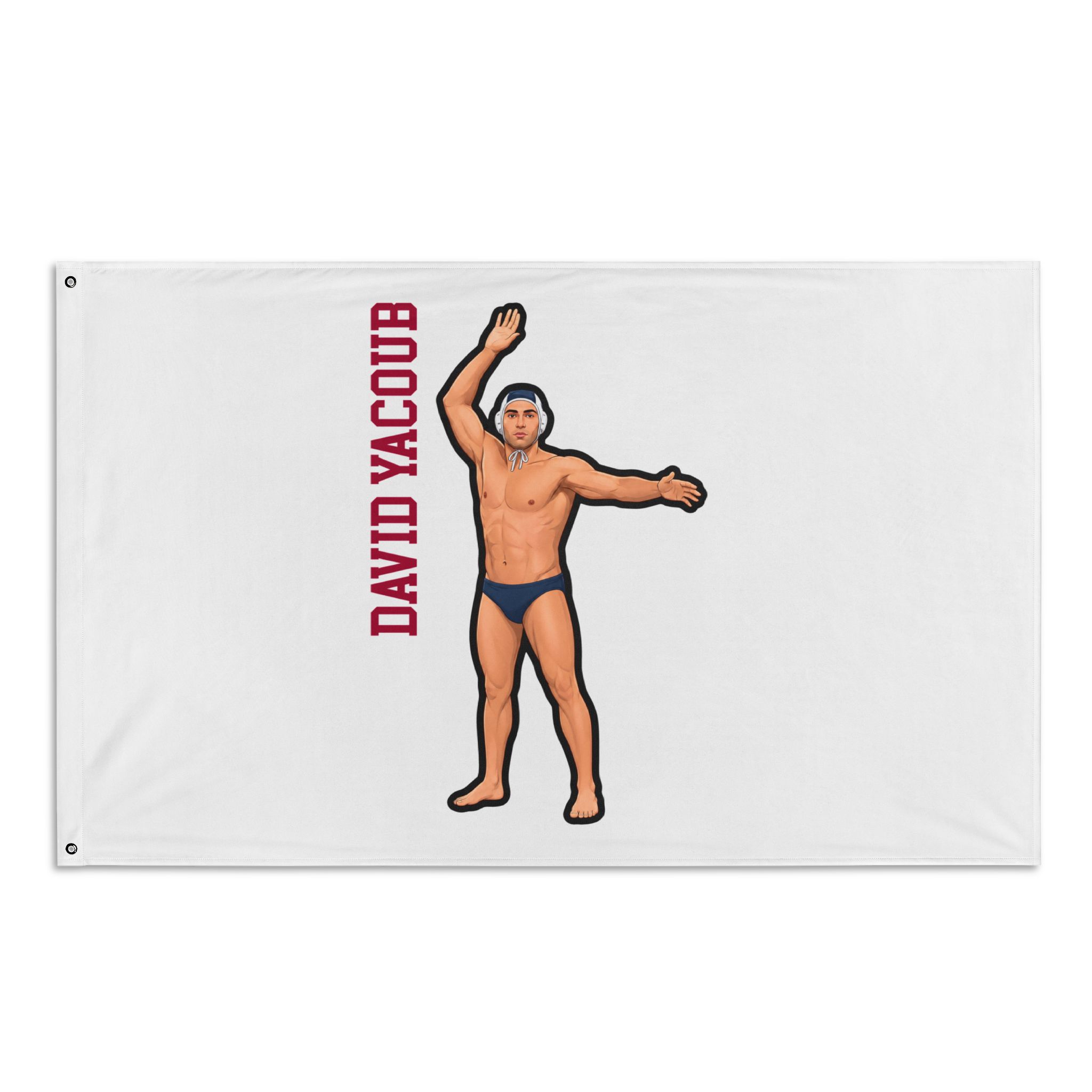 Flag (35 × 56 in) — character_name_vertical in Classic