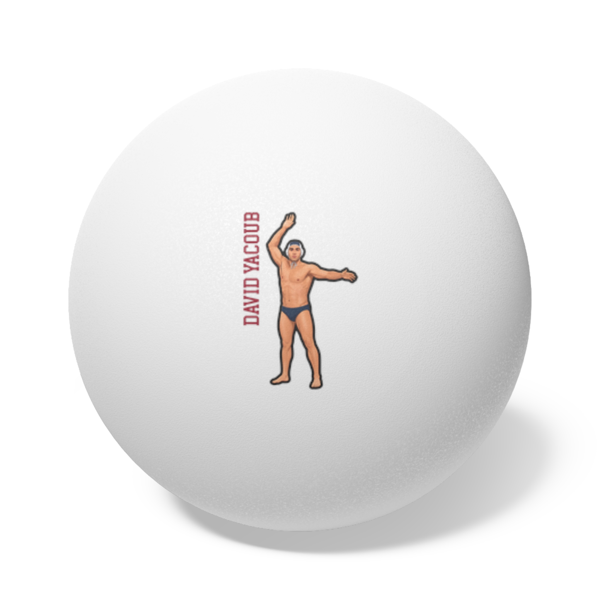 Ping Pong Balls, 6 pcs — character_name_vertical in White