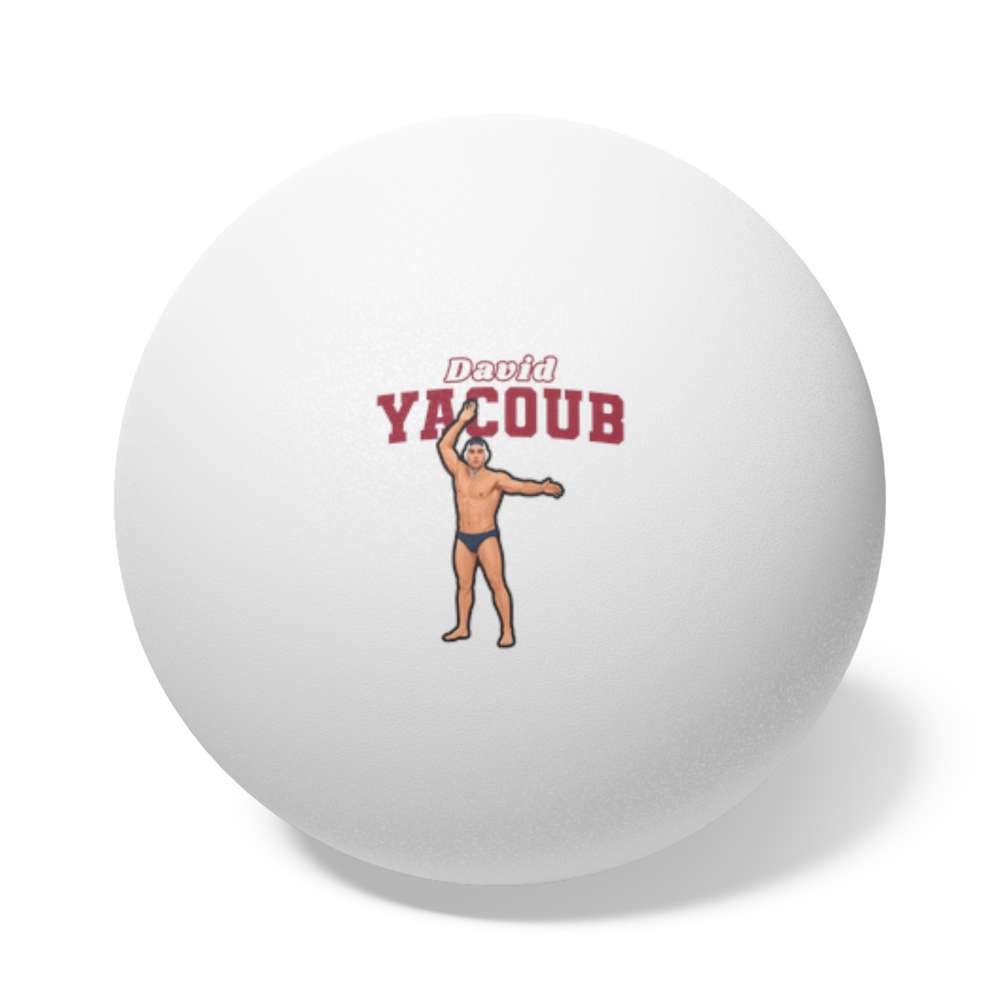 Ping Pong Balls, 6 pcs — character_name_arch in White