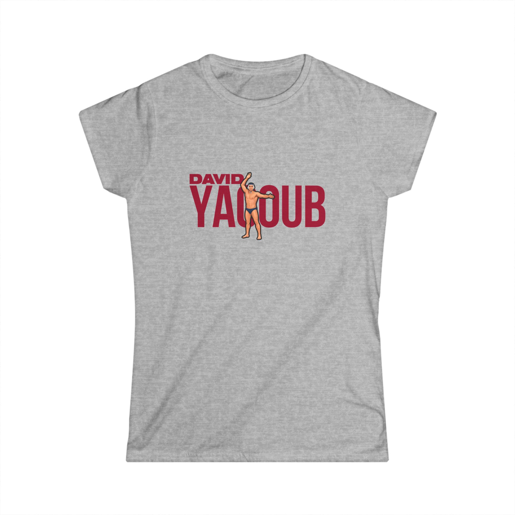Women's Softstyle Tee — character_player_name in Grey