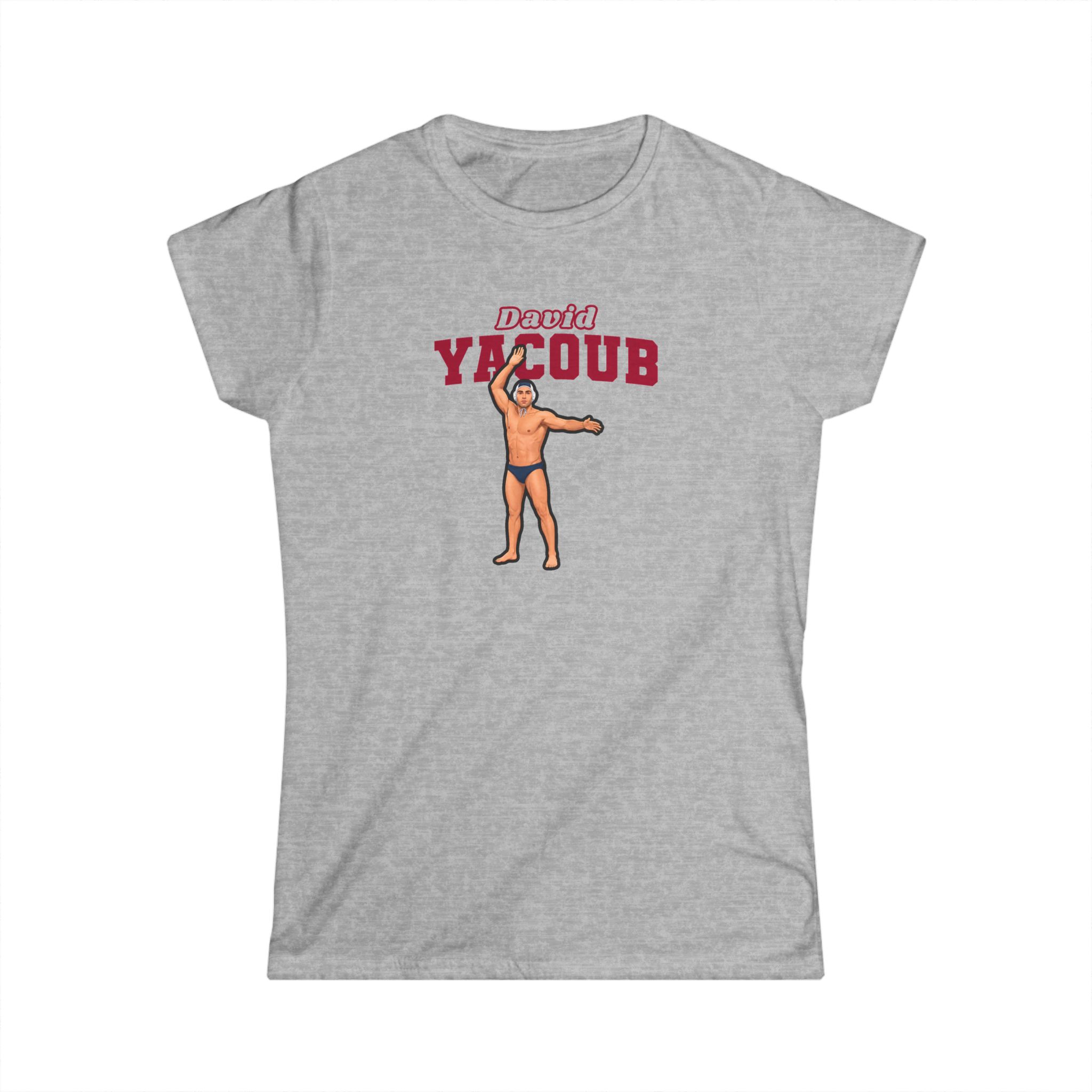Women's Softstyle Tee — character_name_arch in Grey