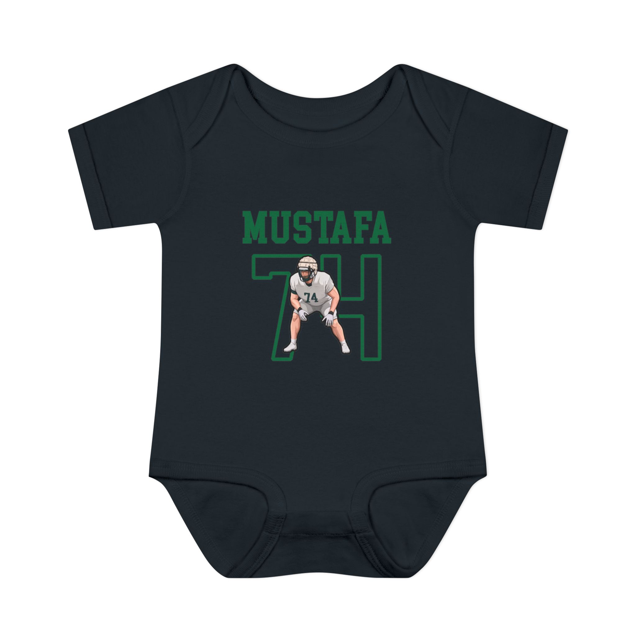 Baby Onesie — character_shirsey in Black