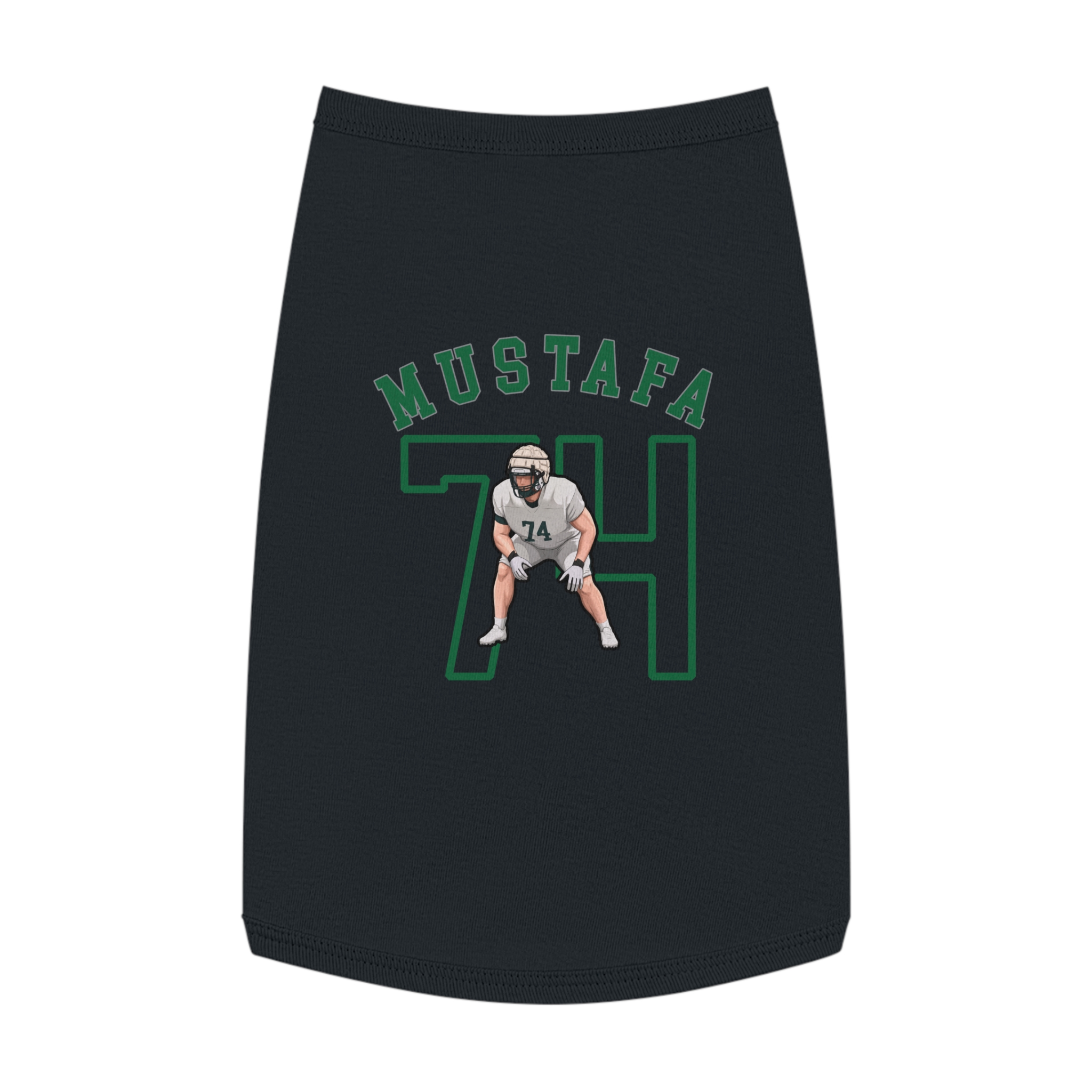 Pet Tank Top — character_shirsey_arch in White