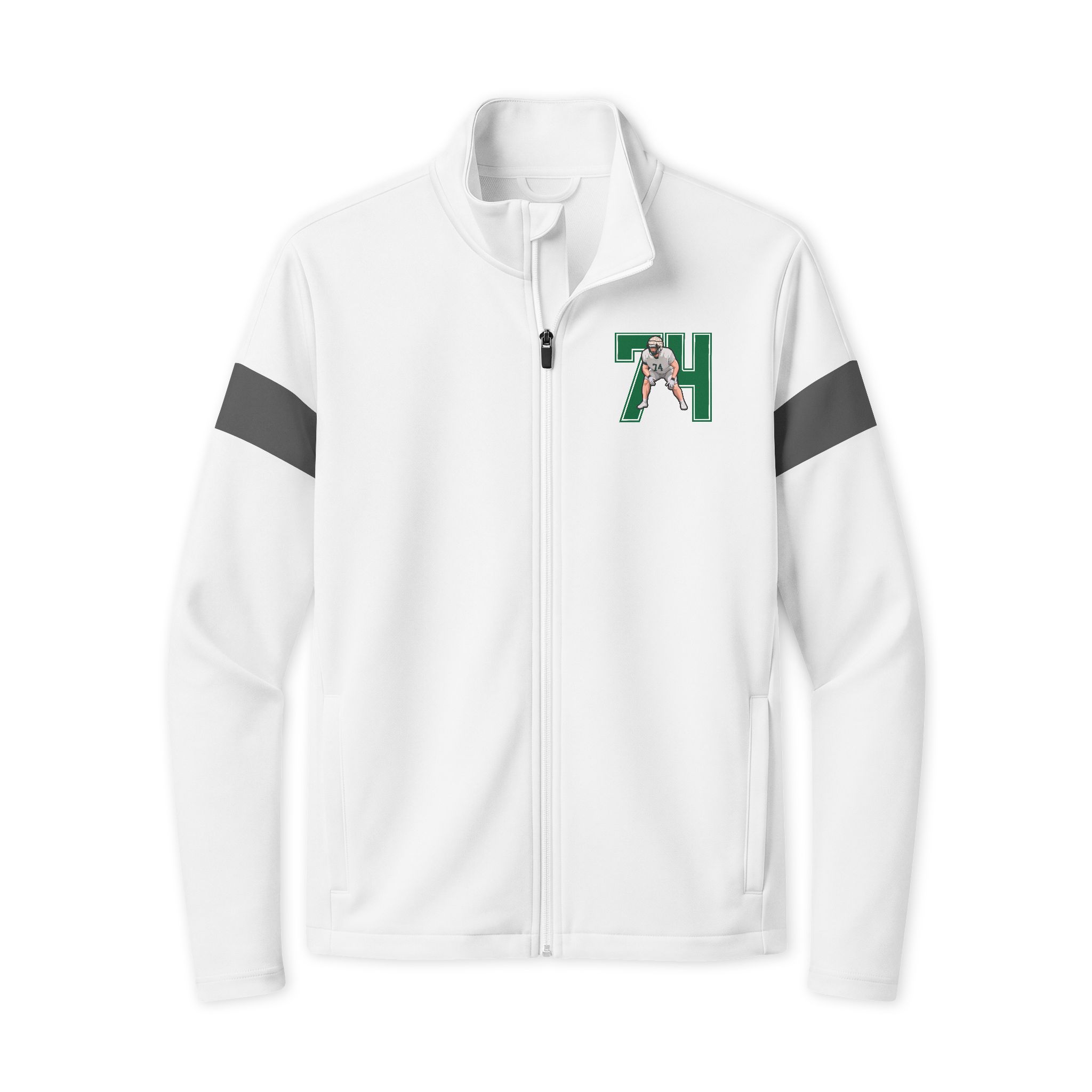 Travel Full-Zip Jacket — character_number in White/ Iron Grey