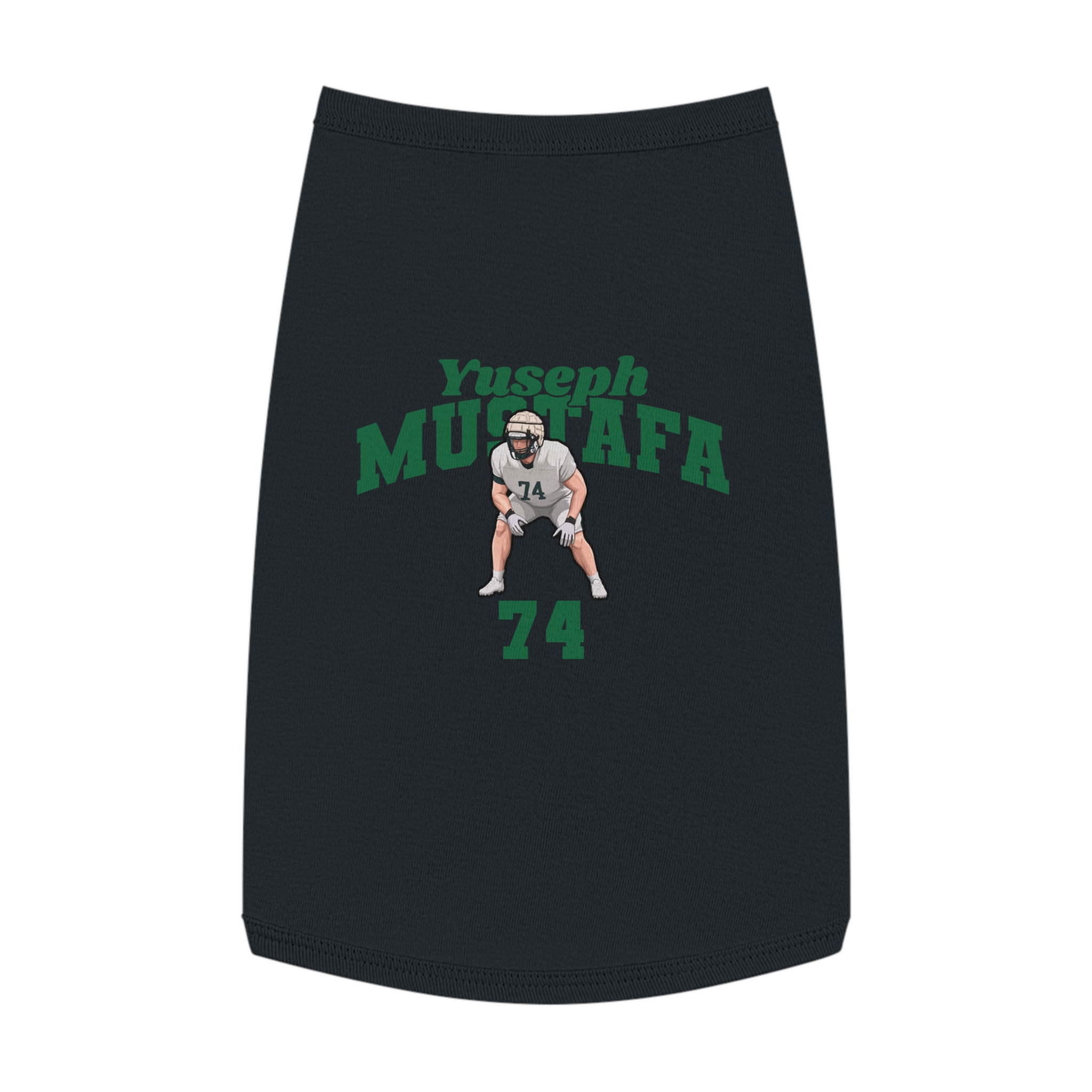 Pet Tank Top — character_signature_arch in Black
