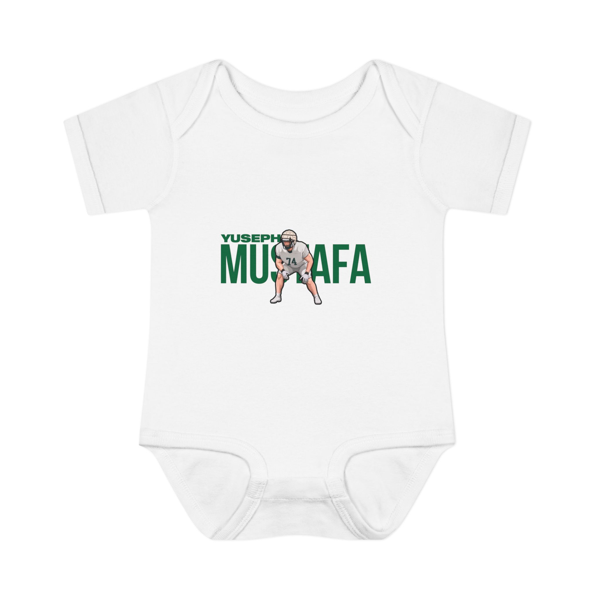 Baby Onesie — character_player_name in White