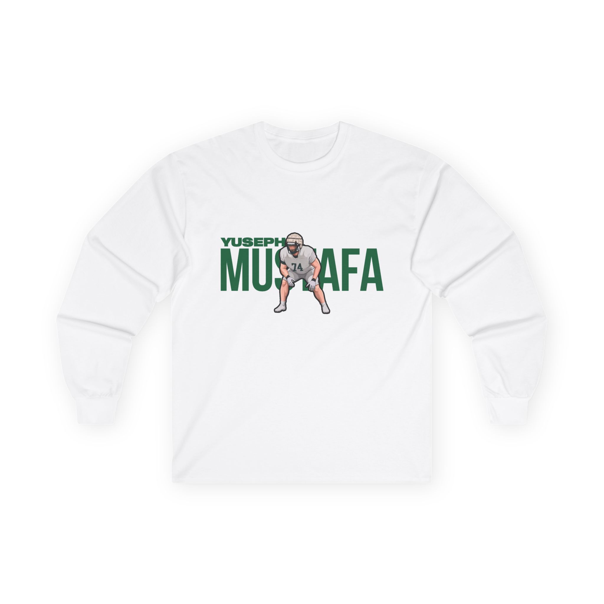 Long Sleeve Tee — character_player_name in White