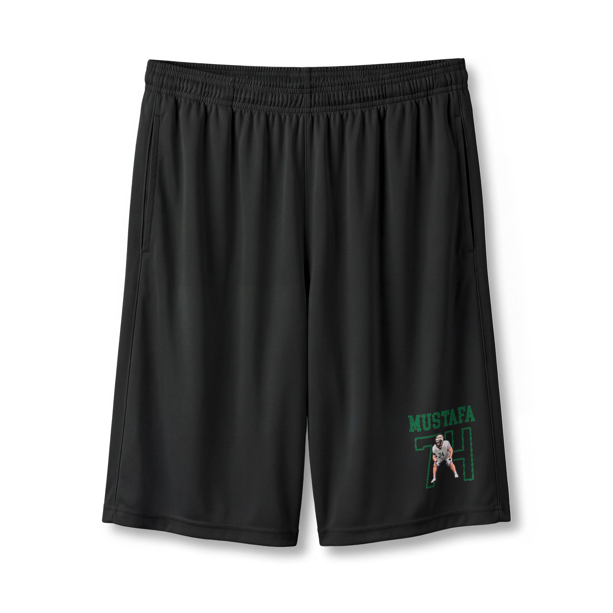 Shorts — character_shirsey in Black