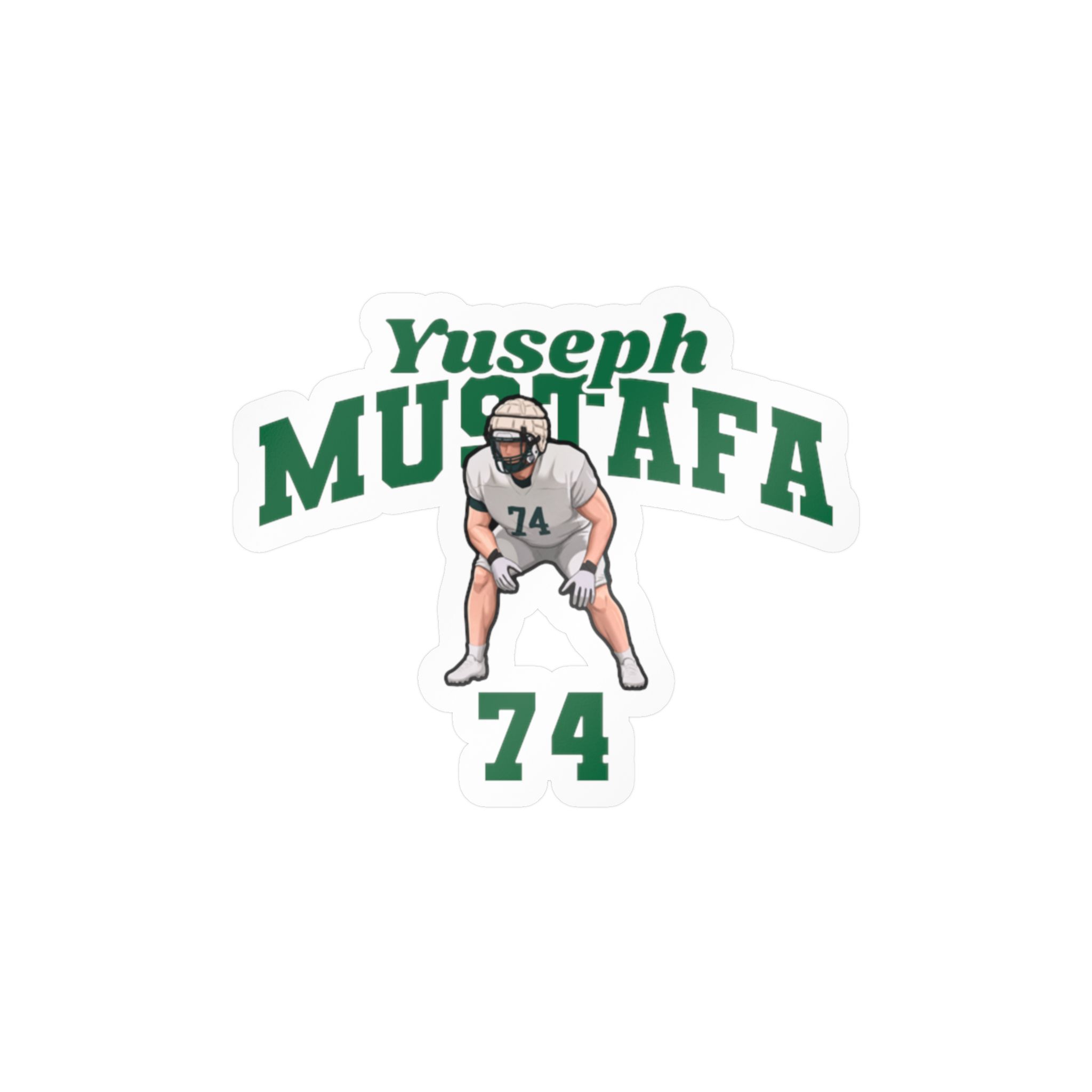 Vinyl Sticker — character_signature_arch in Classic