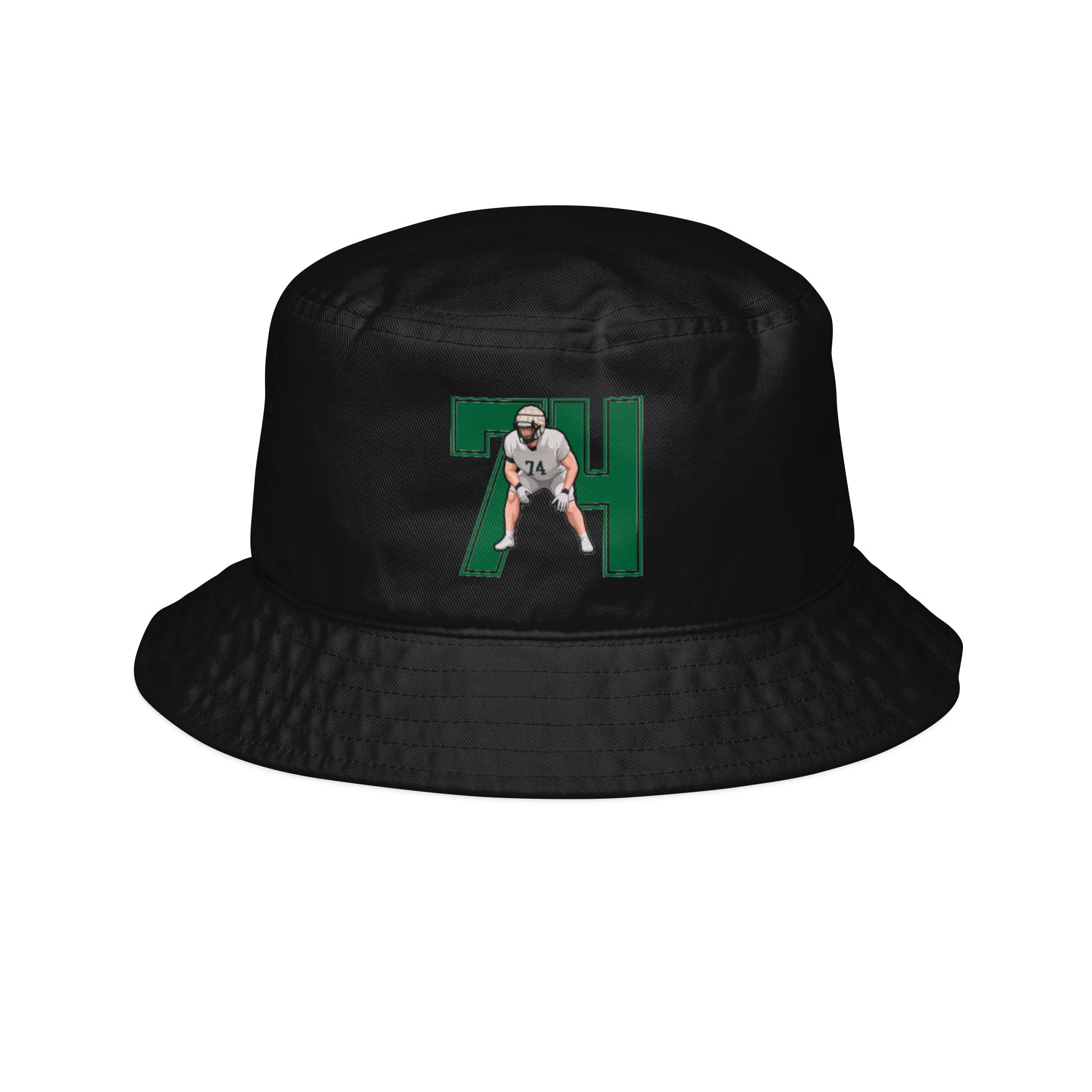 Bucket Hat — character_number in Black