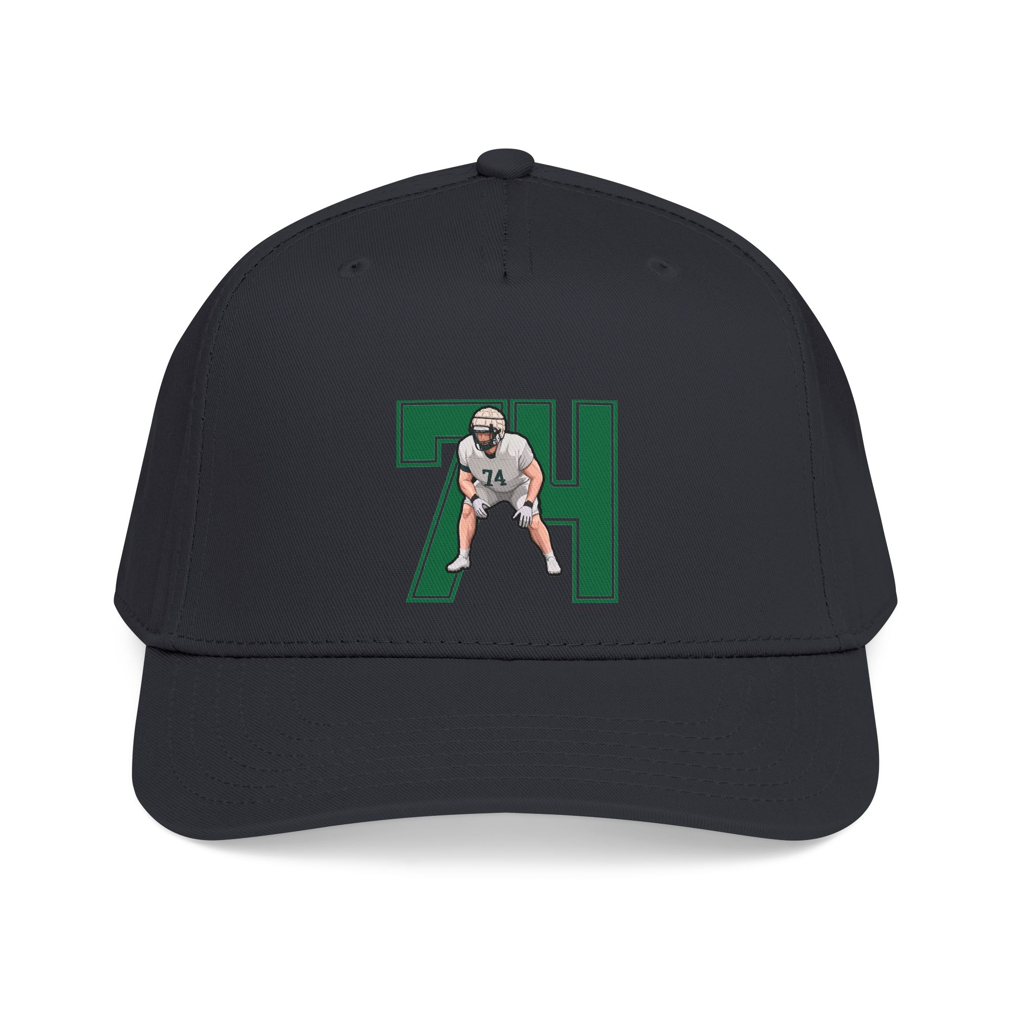 Baseball Cap — character_number in Black