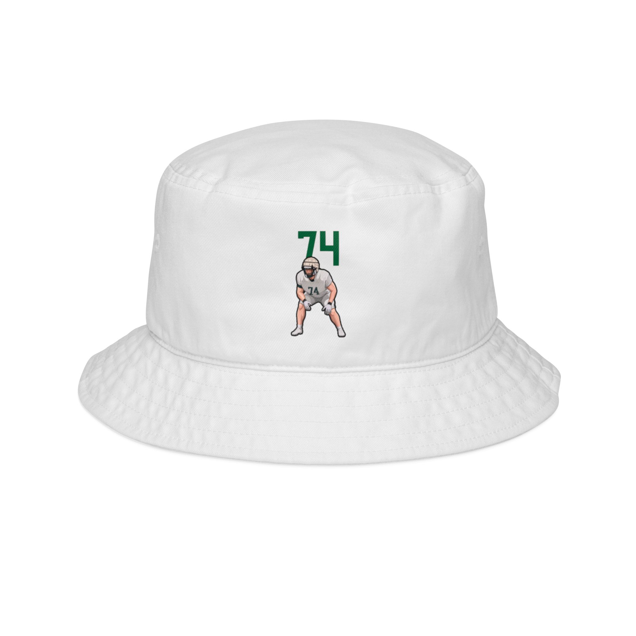 Bucket Hat — character_number_top in White