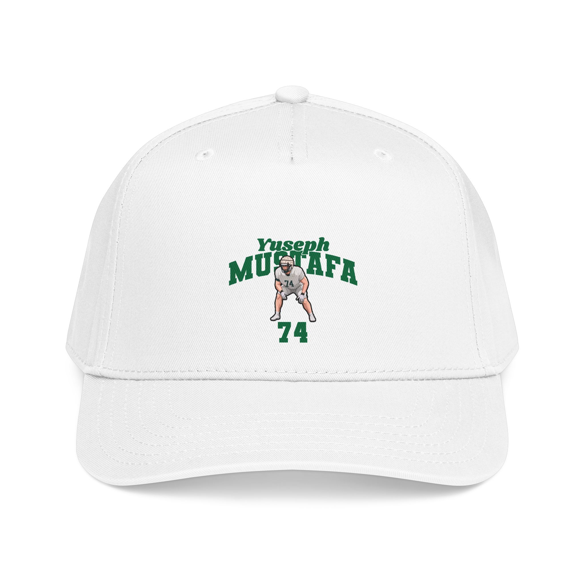 Baseball Cap — character_signature_arch in White