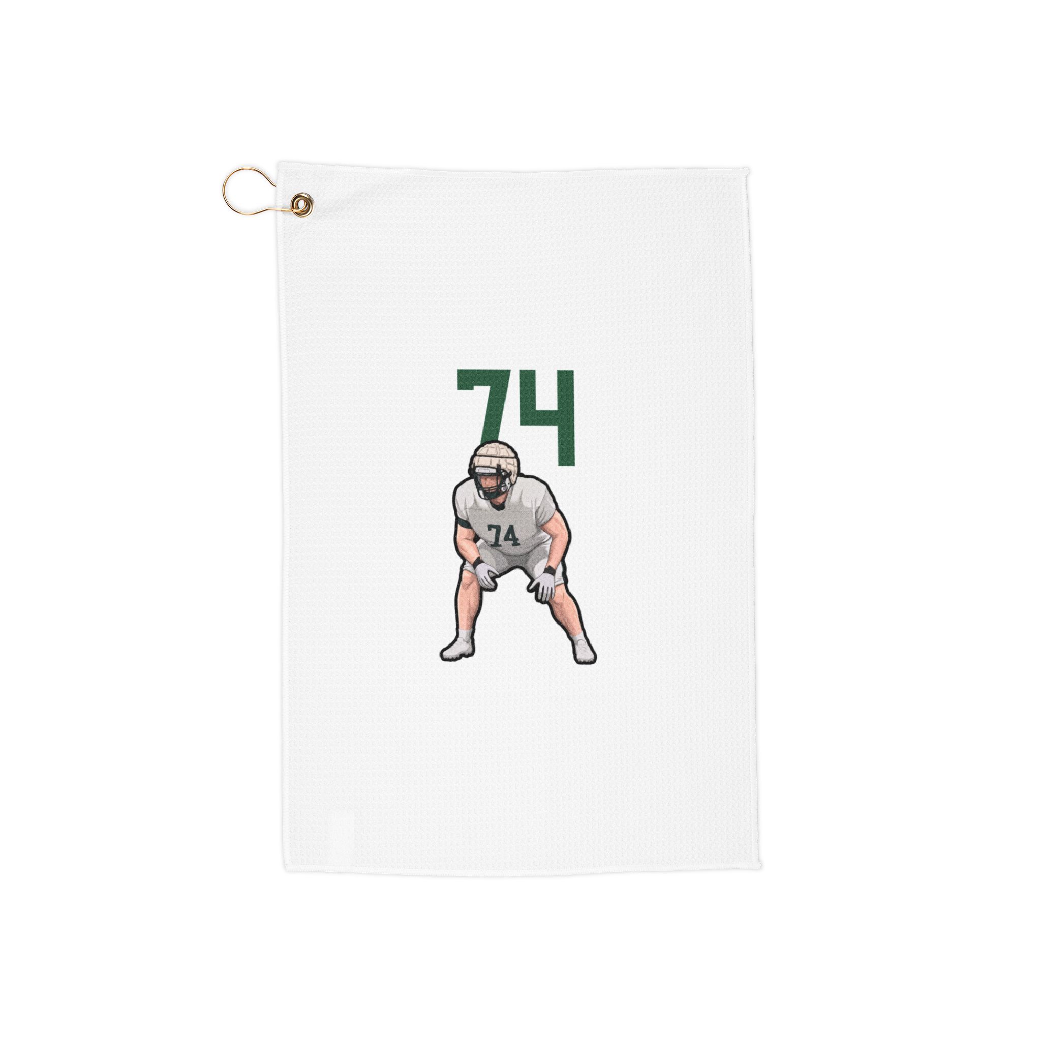 Golf Towel — character_number_top in Classic
