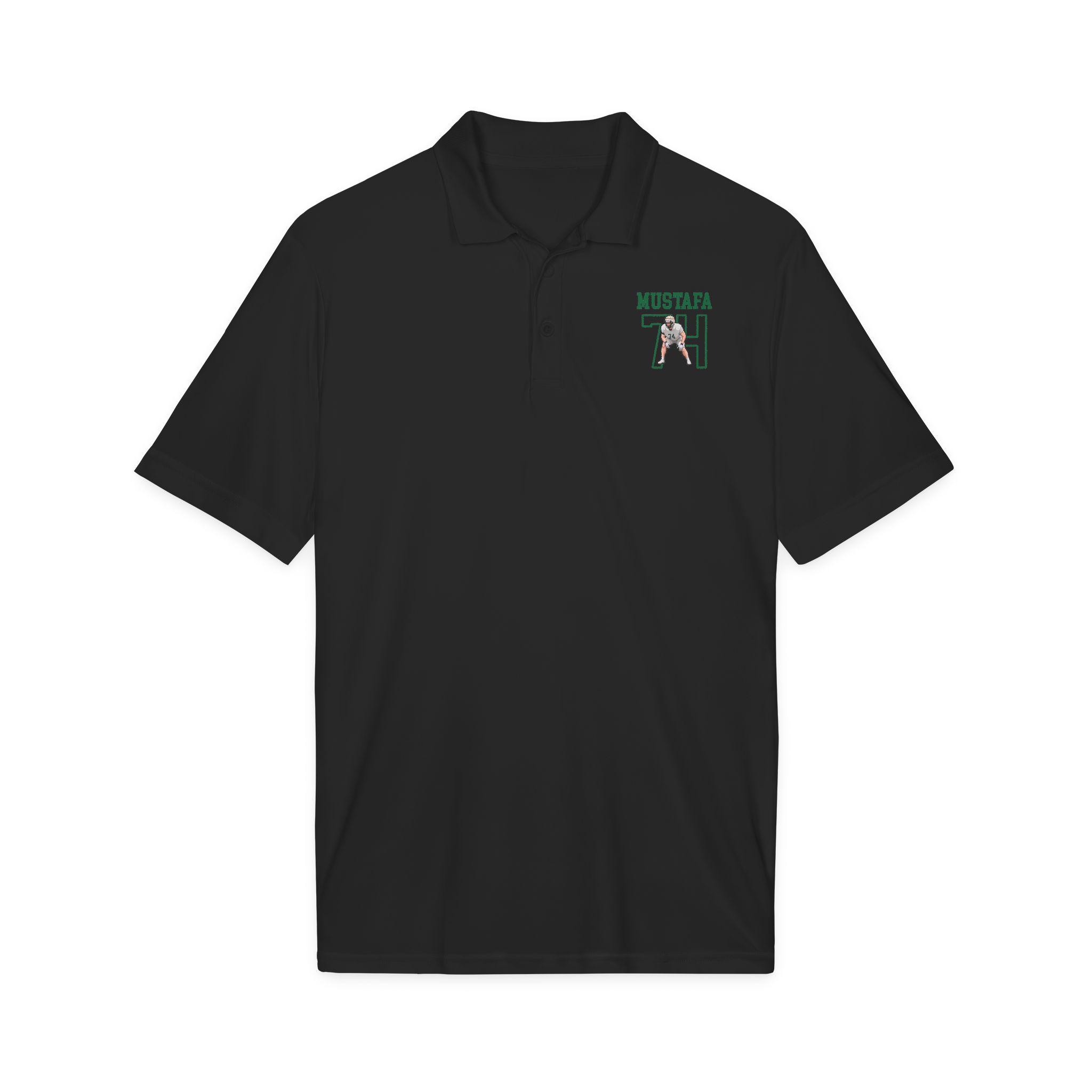 Polo — character_shirsey in Black
