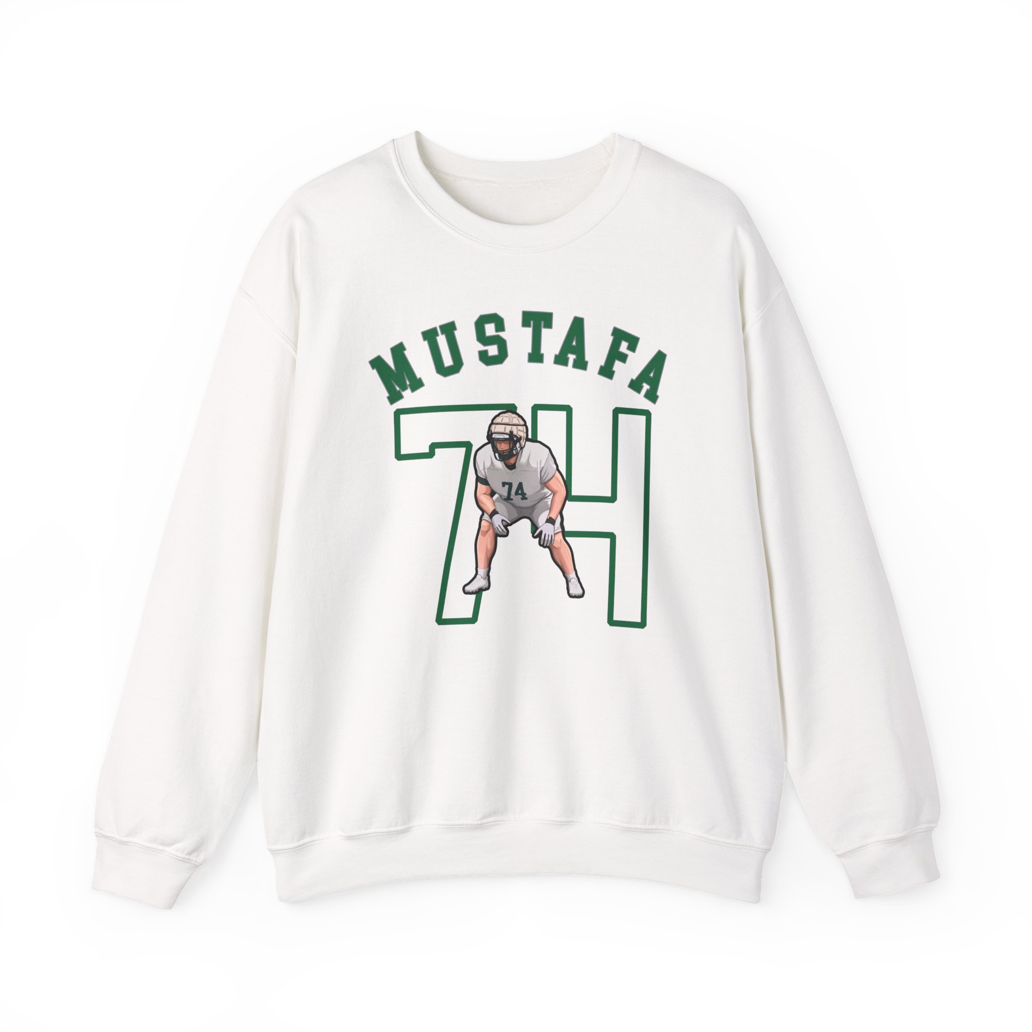 Crewneck Sweatshirt — character_shirsey_arch in White
