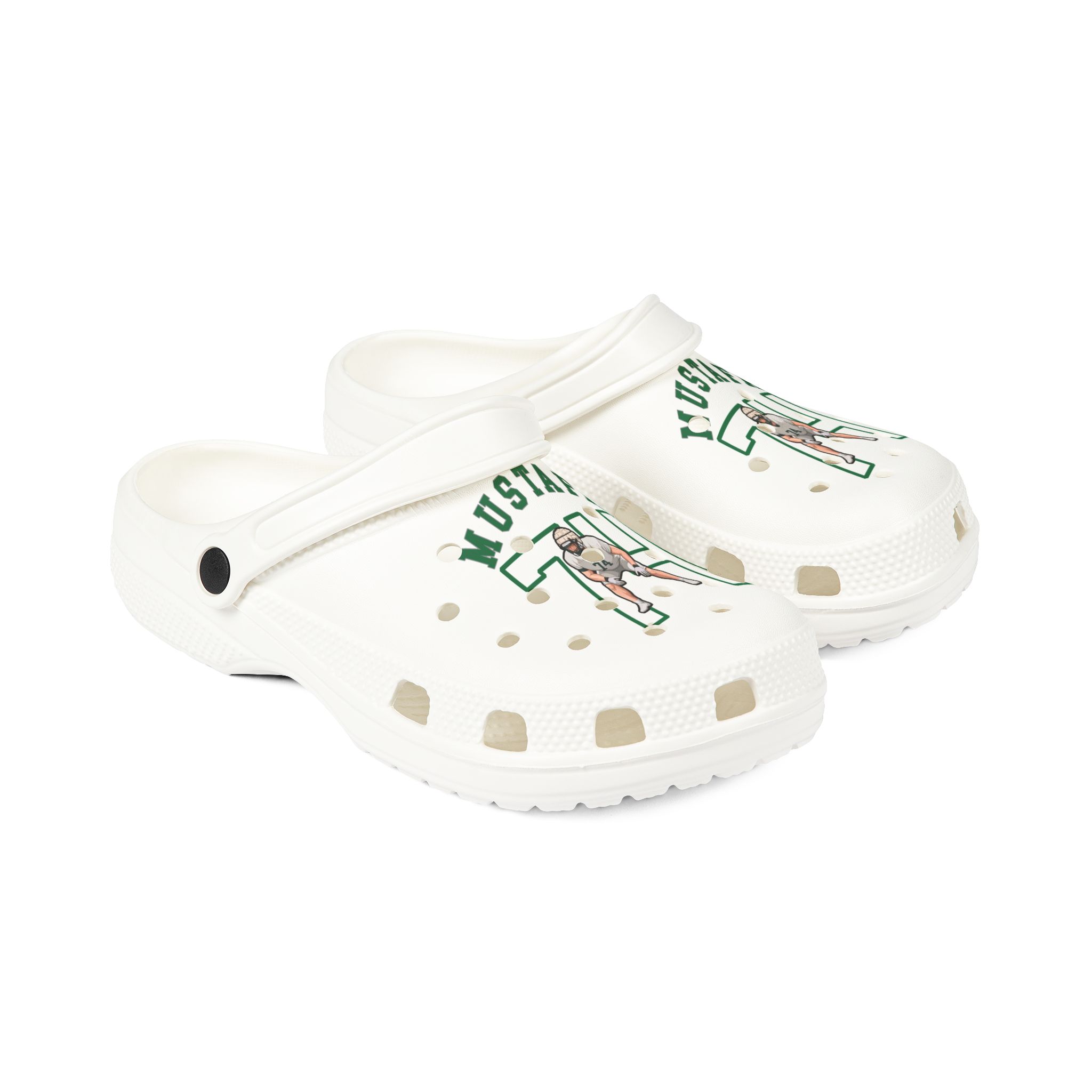 Rubber Clogs — character_shirsey_arch in White