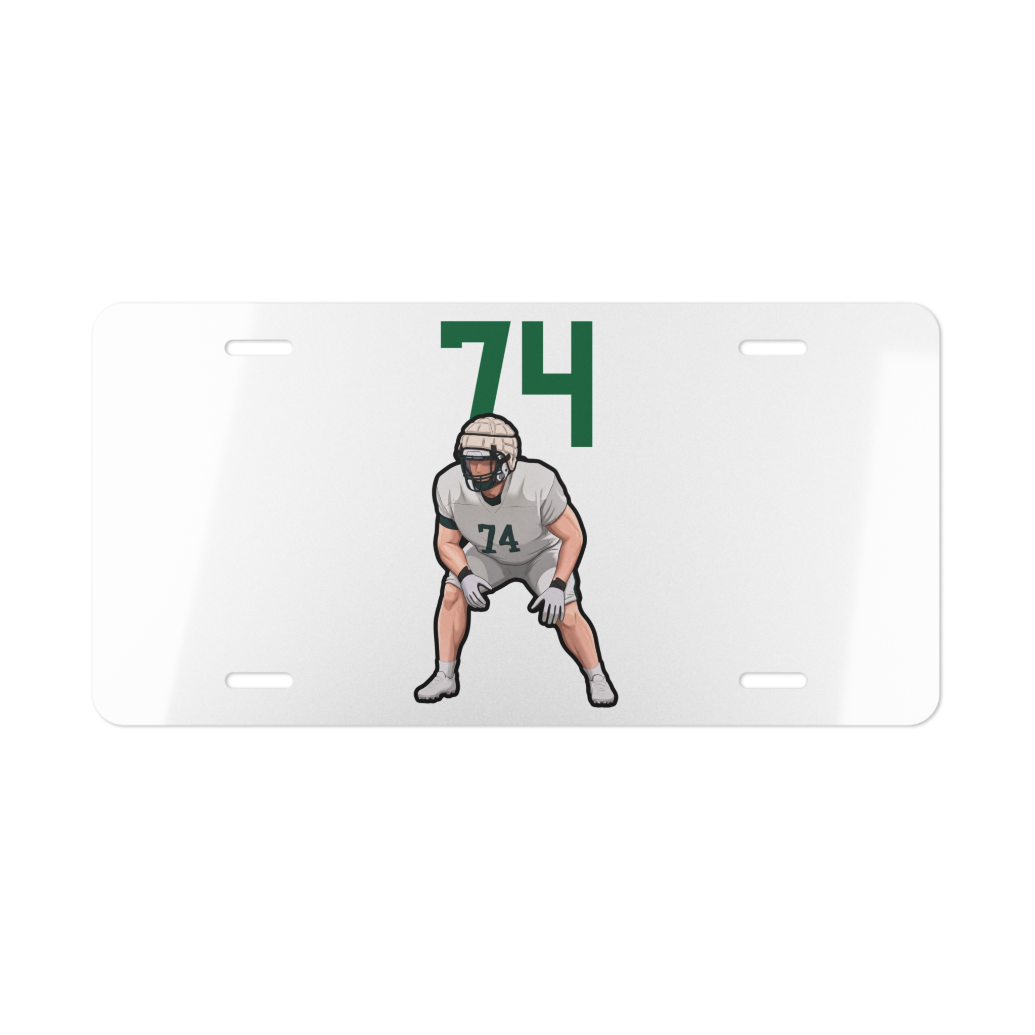 License Plate — character_number_top in Classic