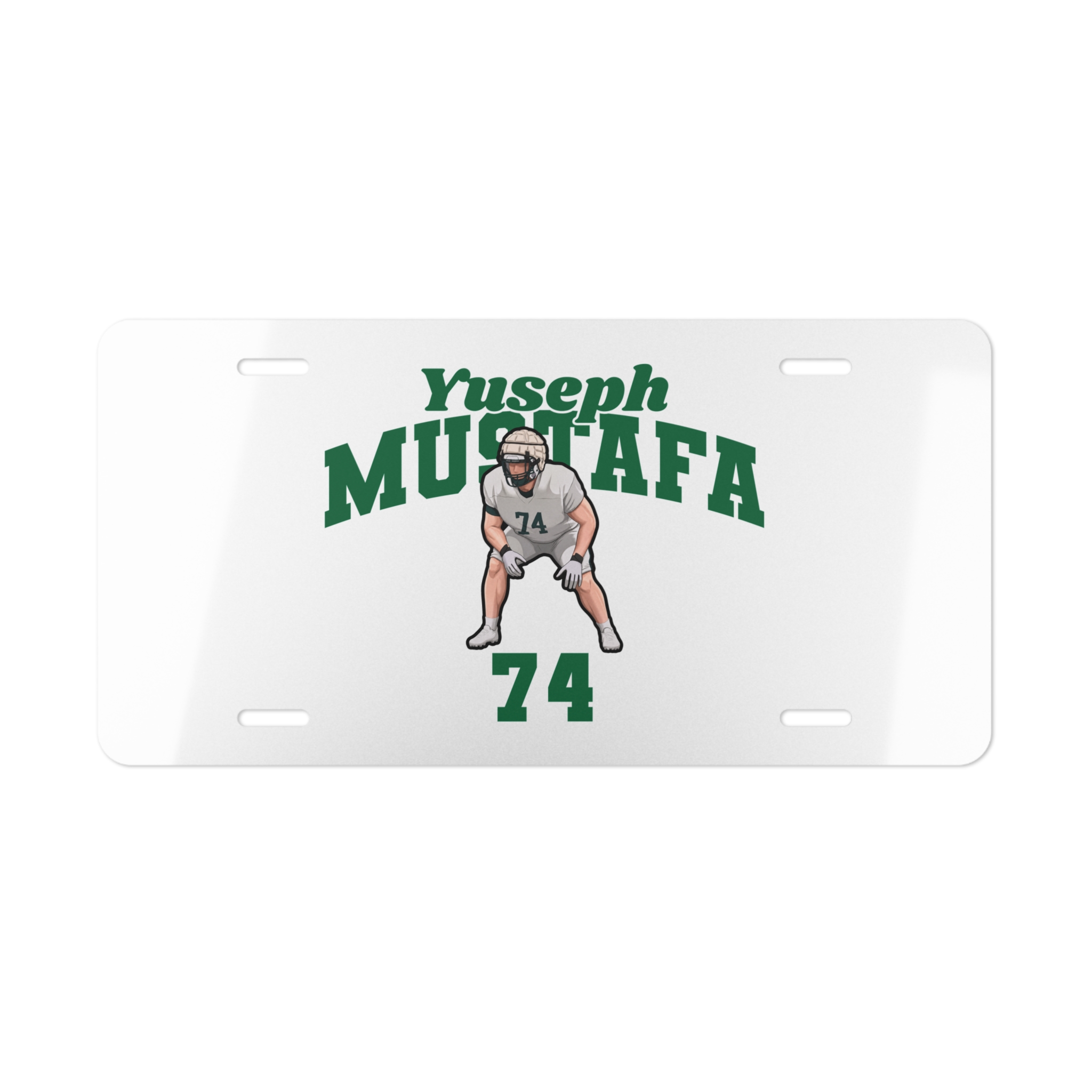 License Plate — character_signature_arch in Classic