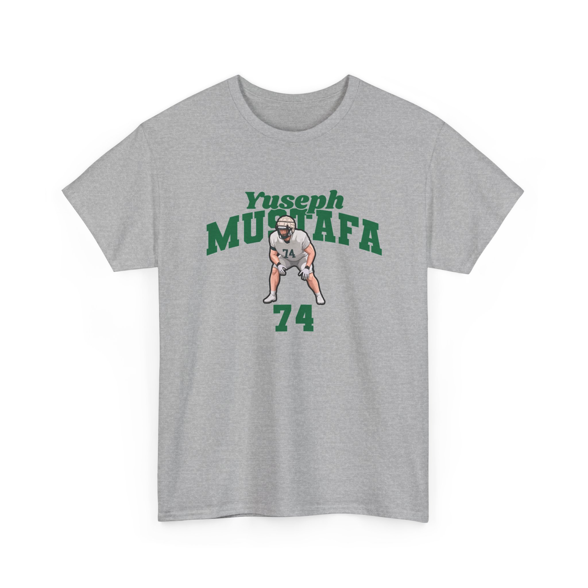 Tee — character_signature_arch in Grey