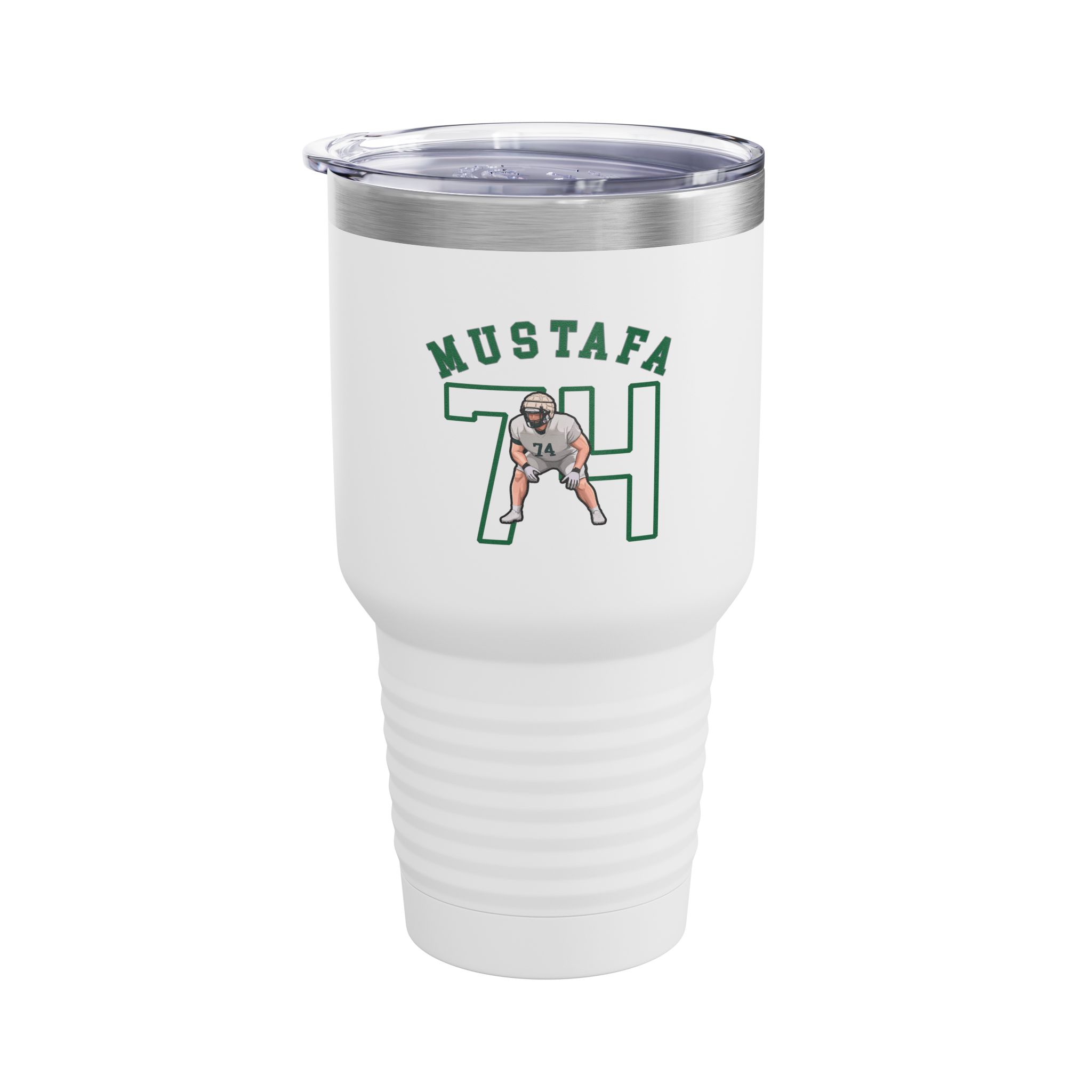 30oz Tumbler — character_shirsey_arch in White