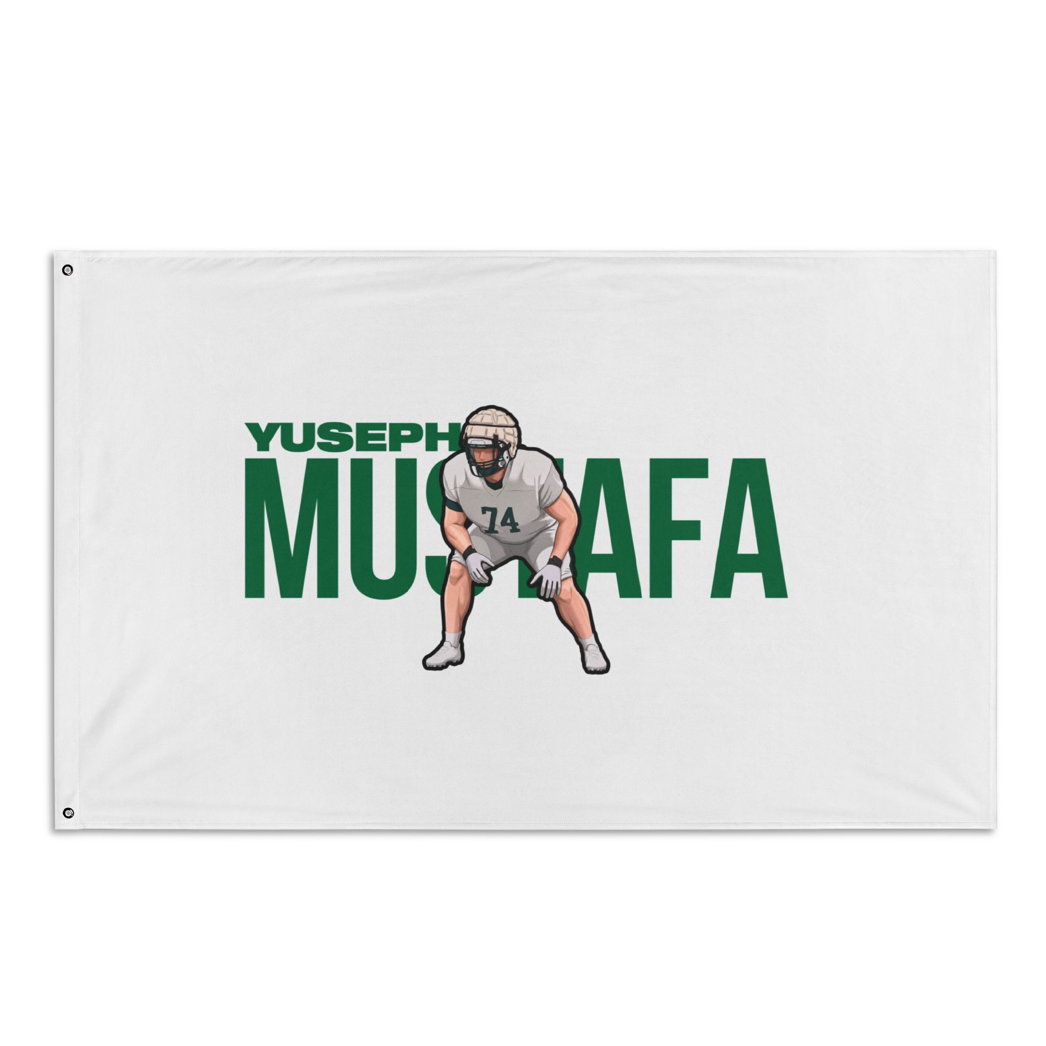 Flag (35 × 56 in) — character_player_name in Classic