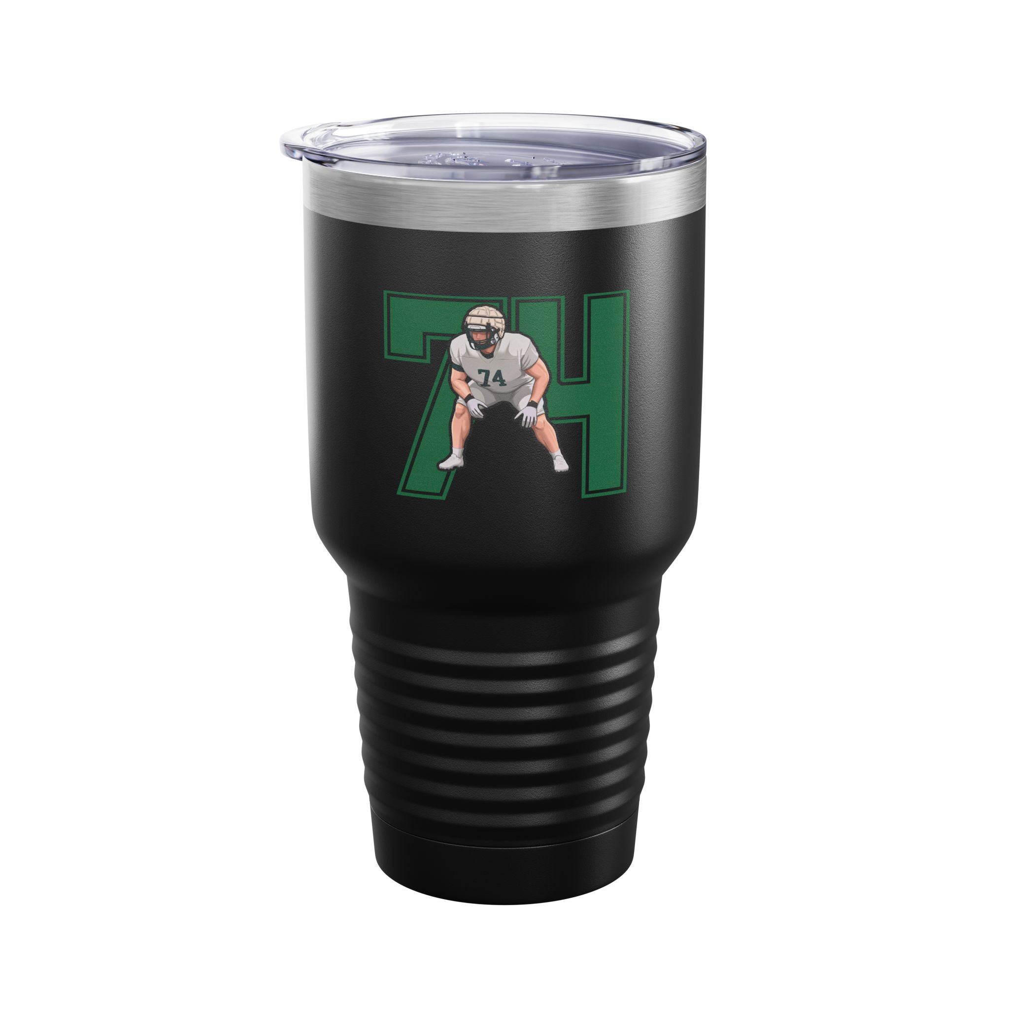 30oz Tumbler — character_number in Black
