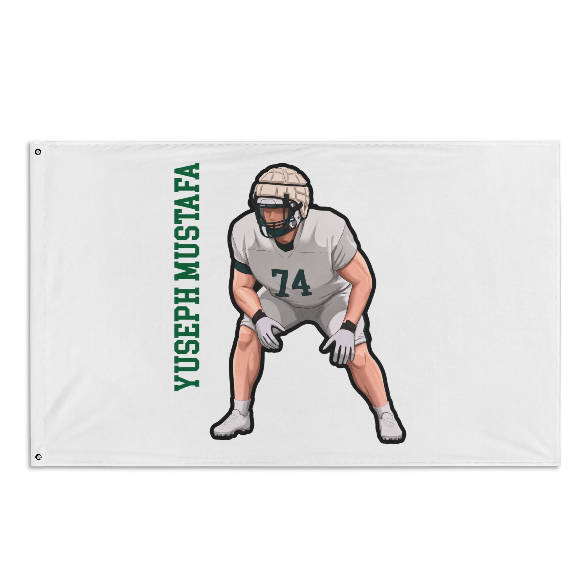 Flag (35 × 56 in) — character_name_vertical in Classic