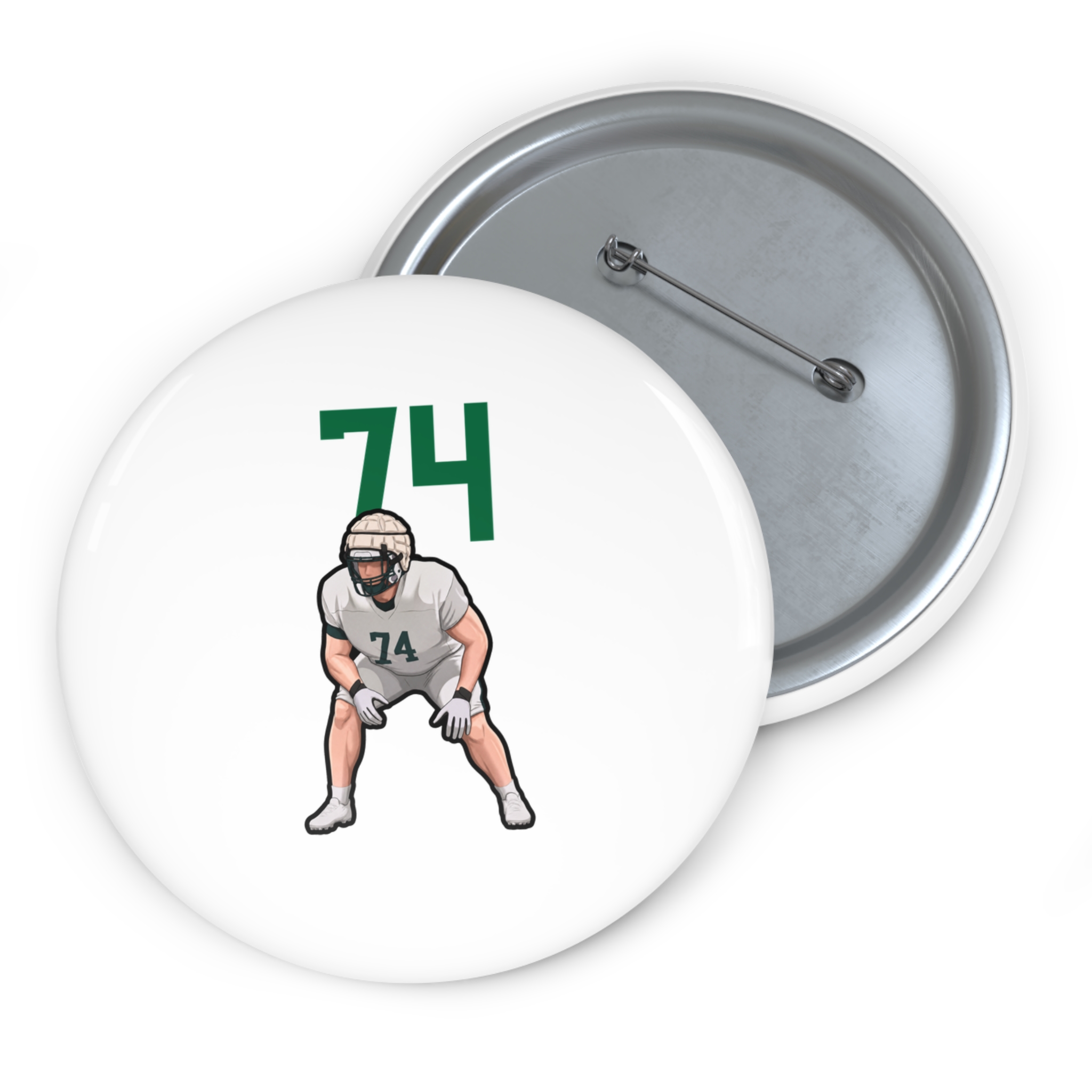 Game Day Pin — character_number_top in Classic