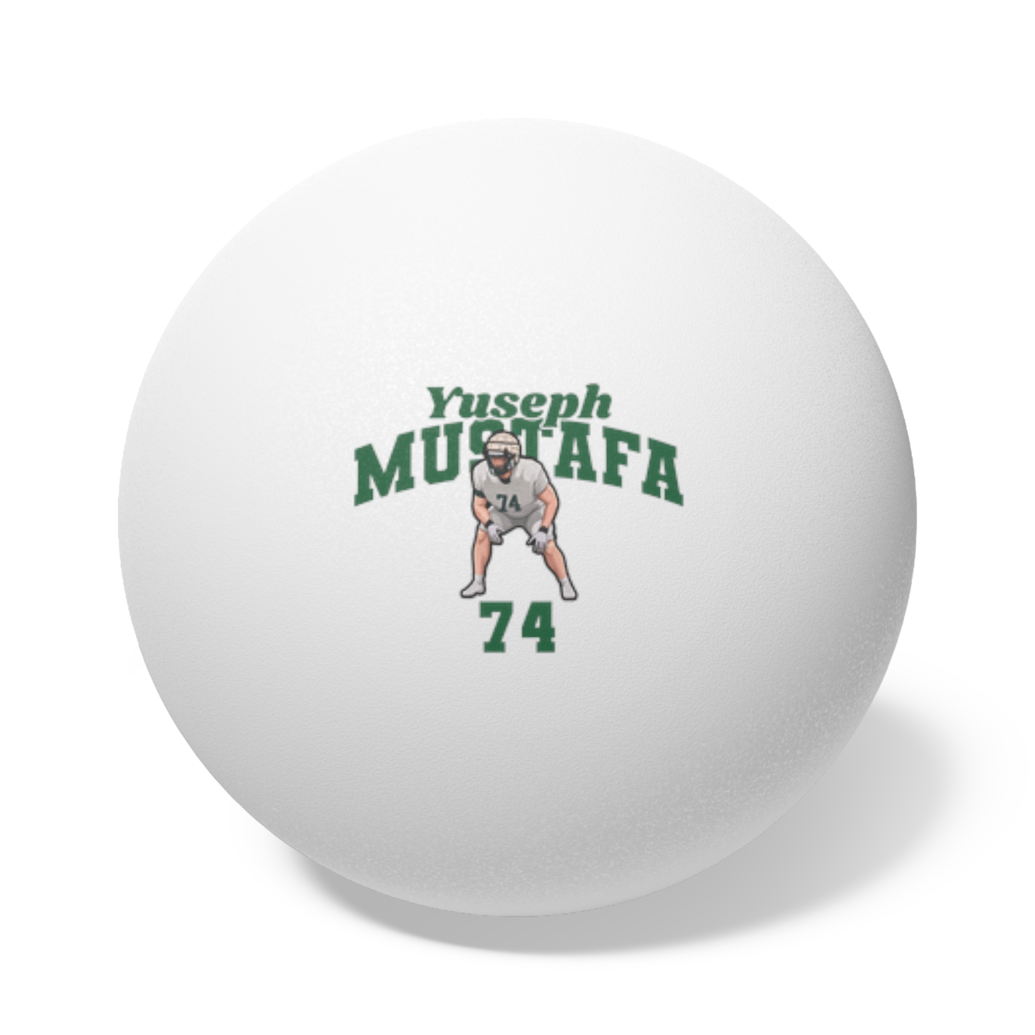 Ping Pong Balls, 6 pcs — character_signature_arch in White