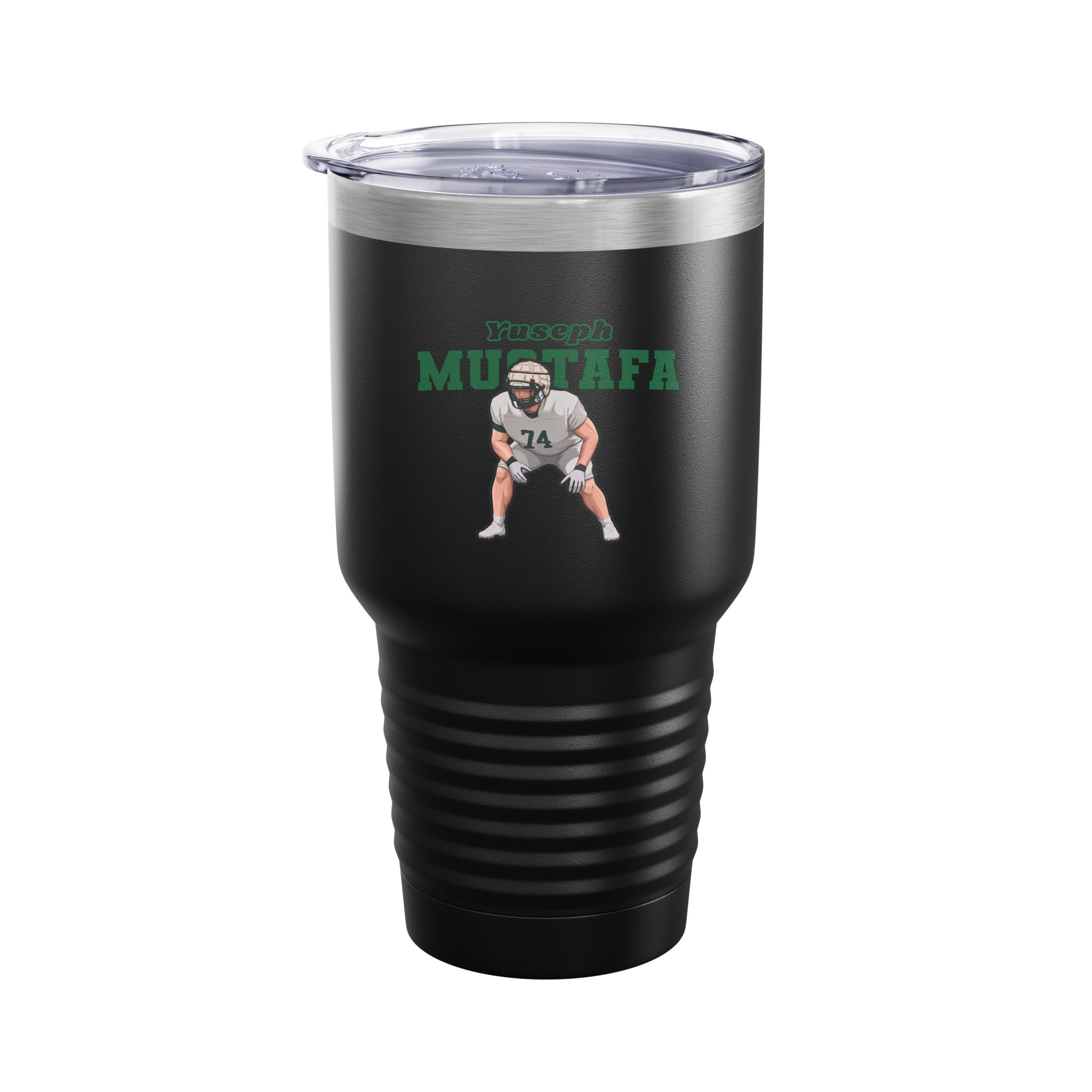 30oz Tumbler — character_name_arch in Black
