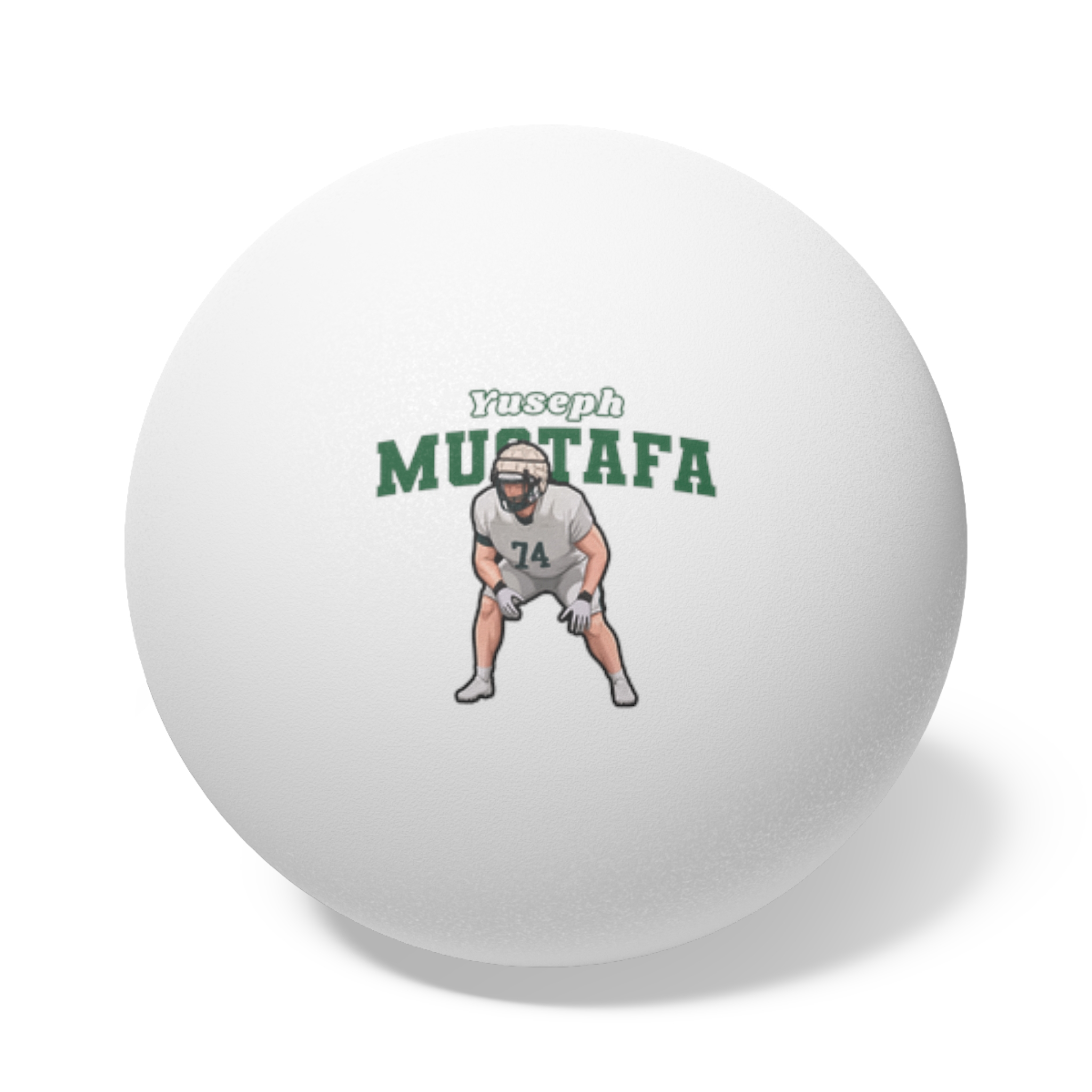 Ping Pong Balls, 6 pcs — character_name_arch in White
