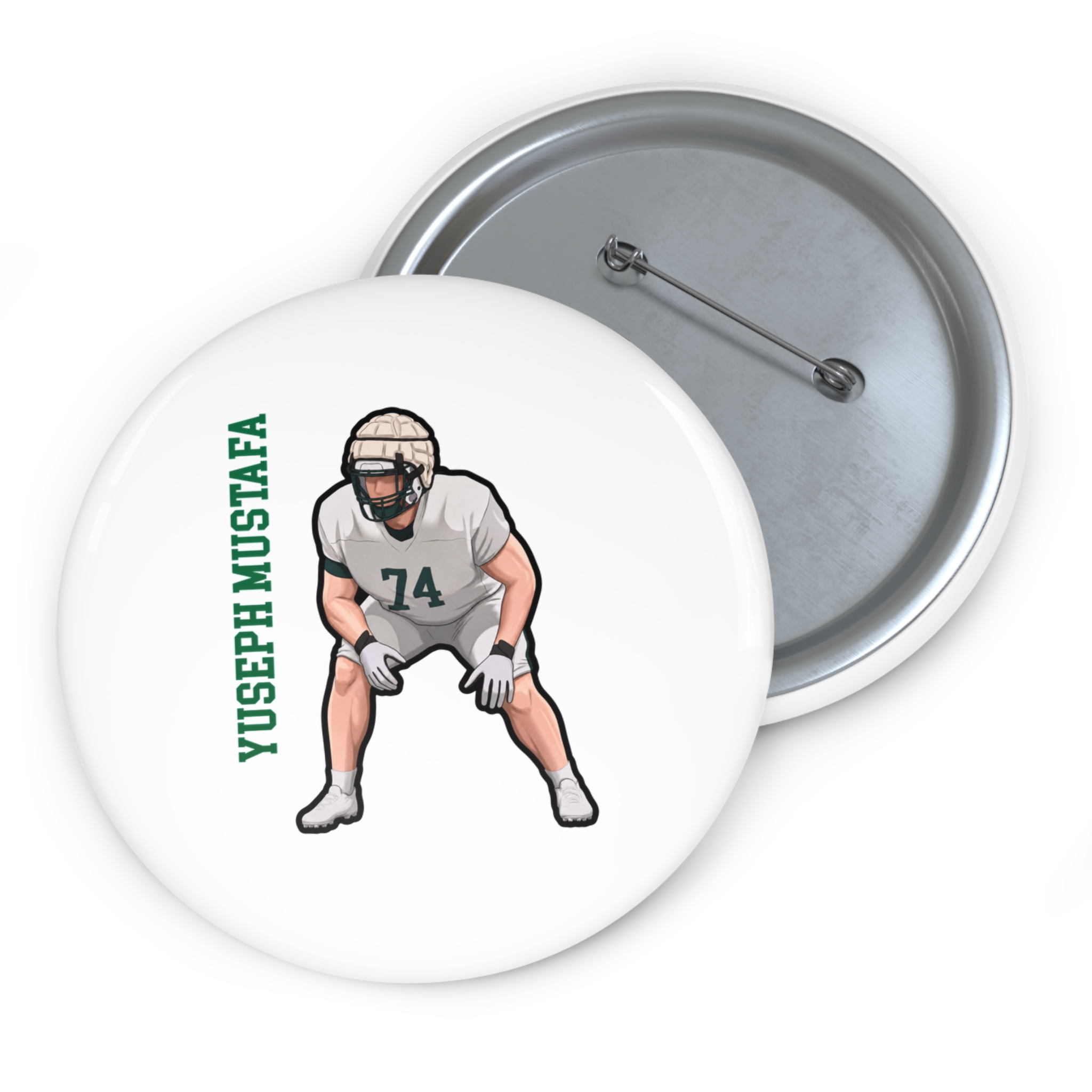 Game Day Pin — character_name_vertical in Classic