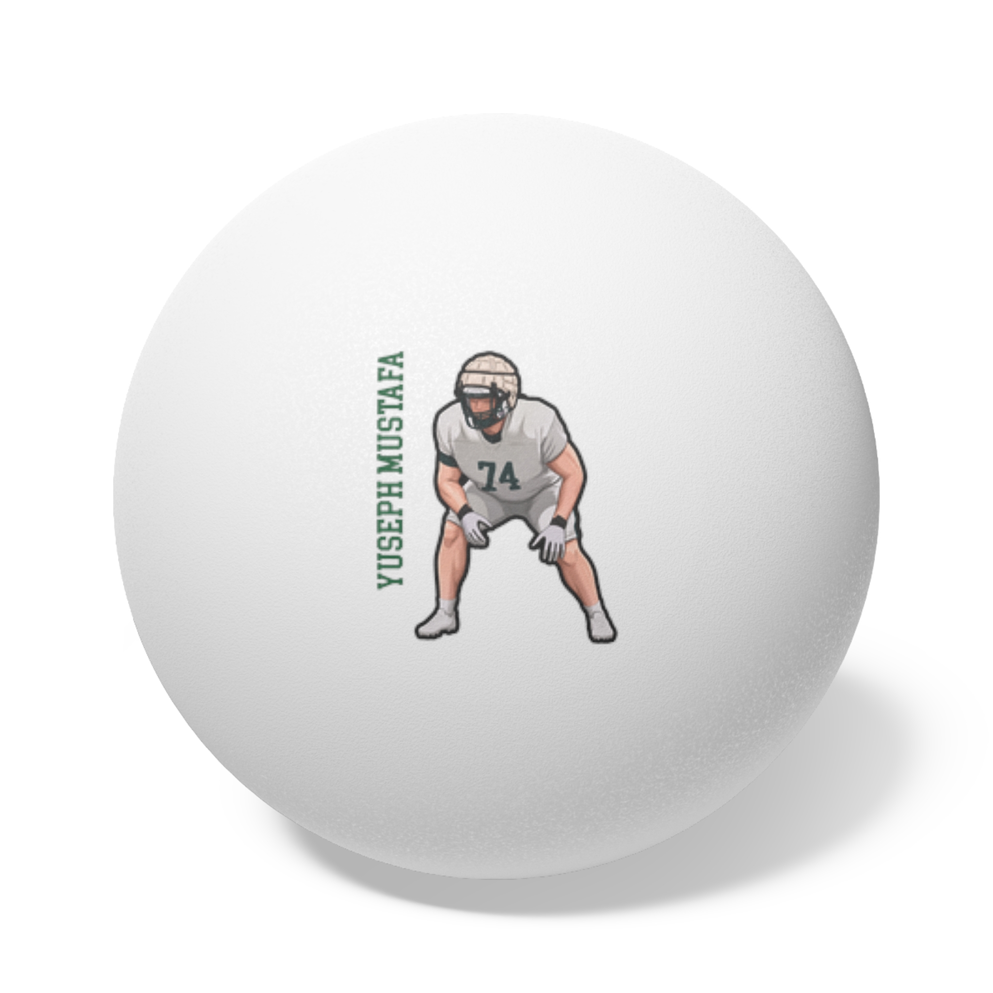 Ping Pong Balls, 6 pcs — character_name_vertical in White