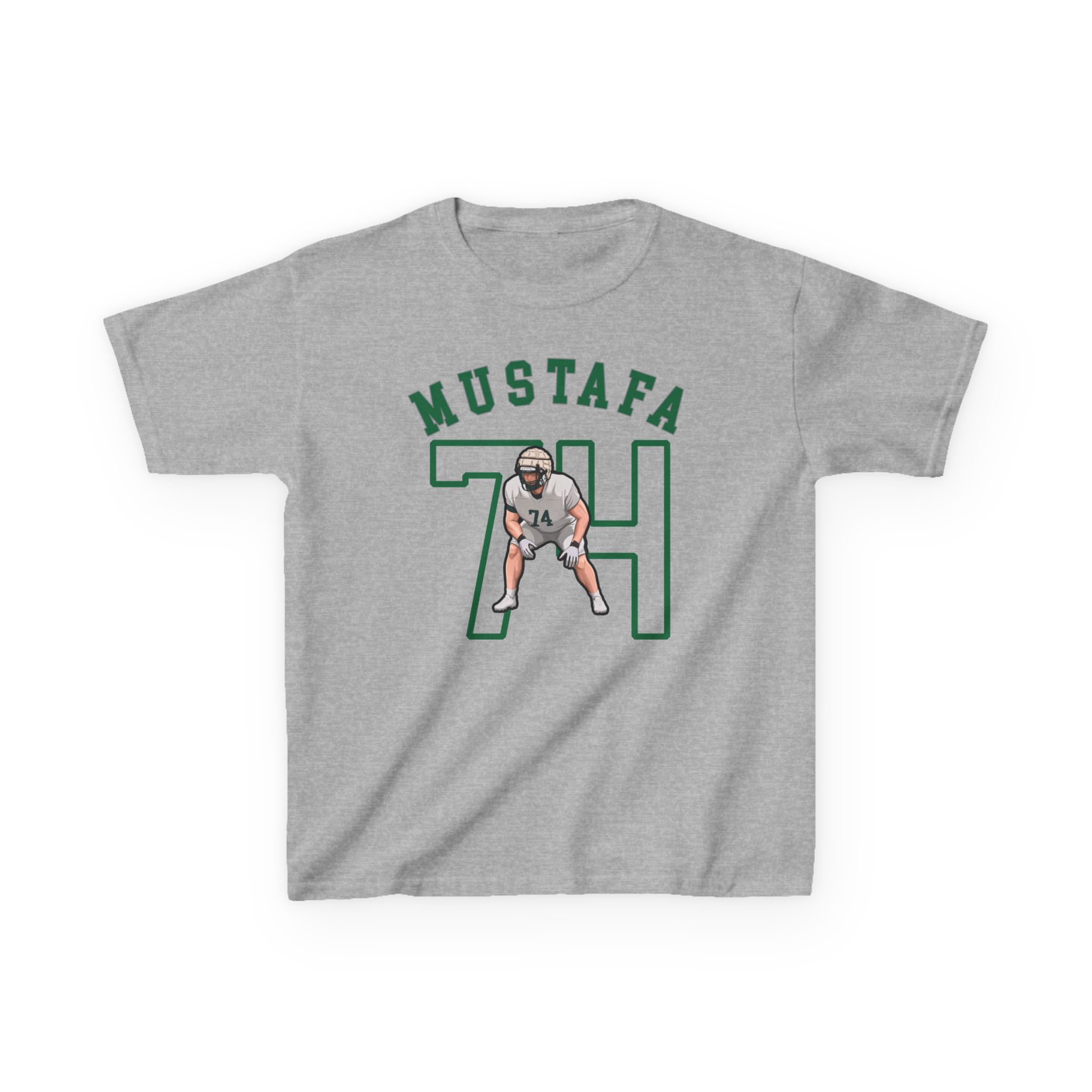 Youth Tee — character_shirsey_arch in Grey