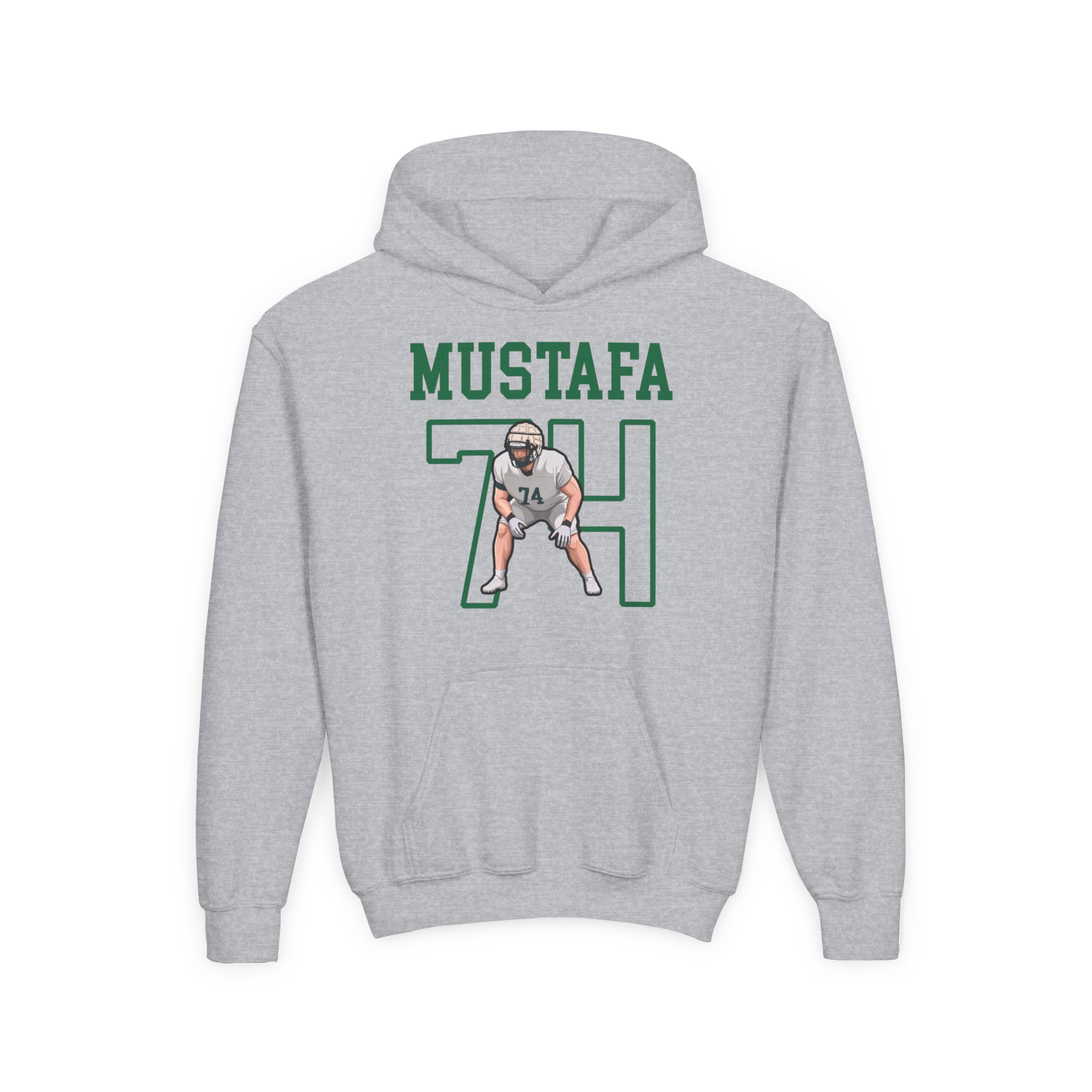 Youth Hoodie — character_shirsey in Grey