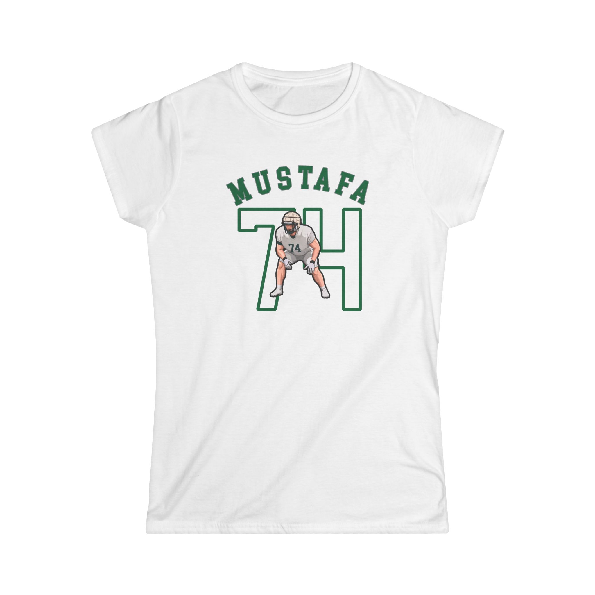 Women's Softstyle Tee — character_shirsey_arch in White