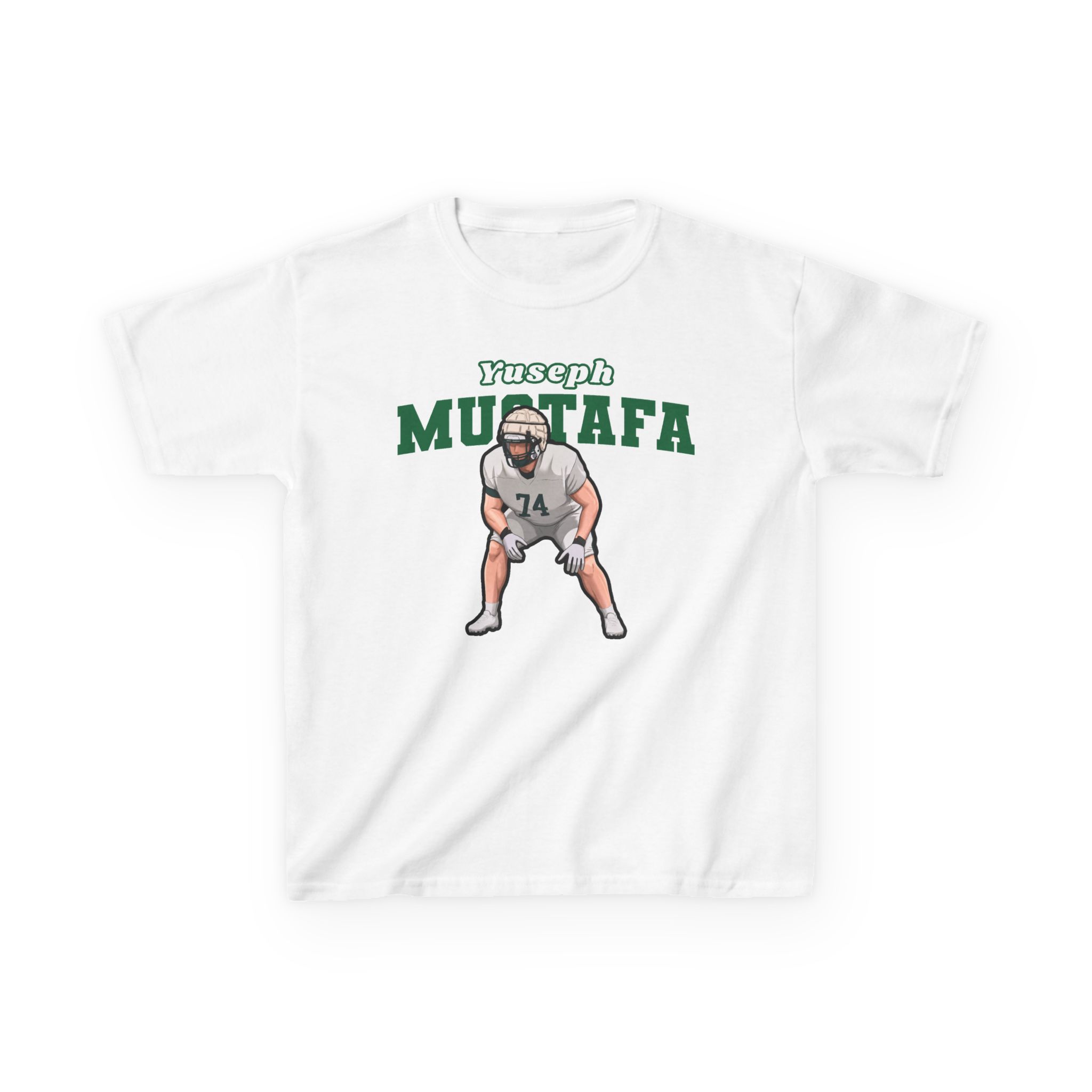 Youth Tee — character_name_arch in White