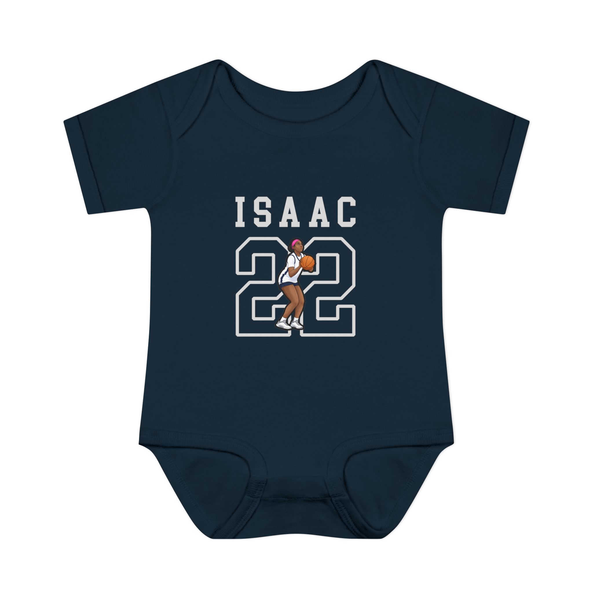 Baby Onesie — character_shirsey in Navy