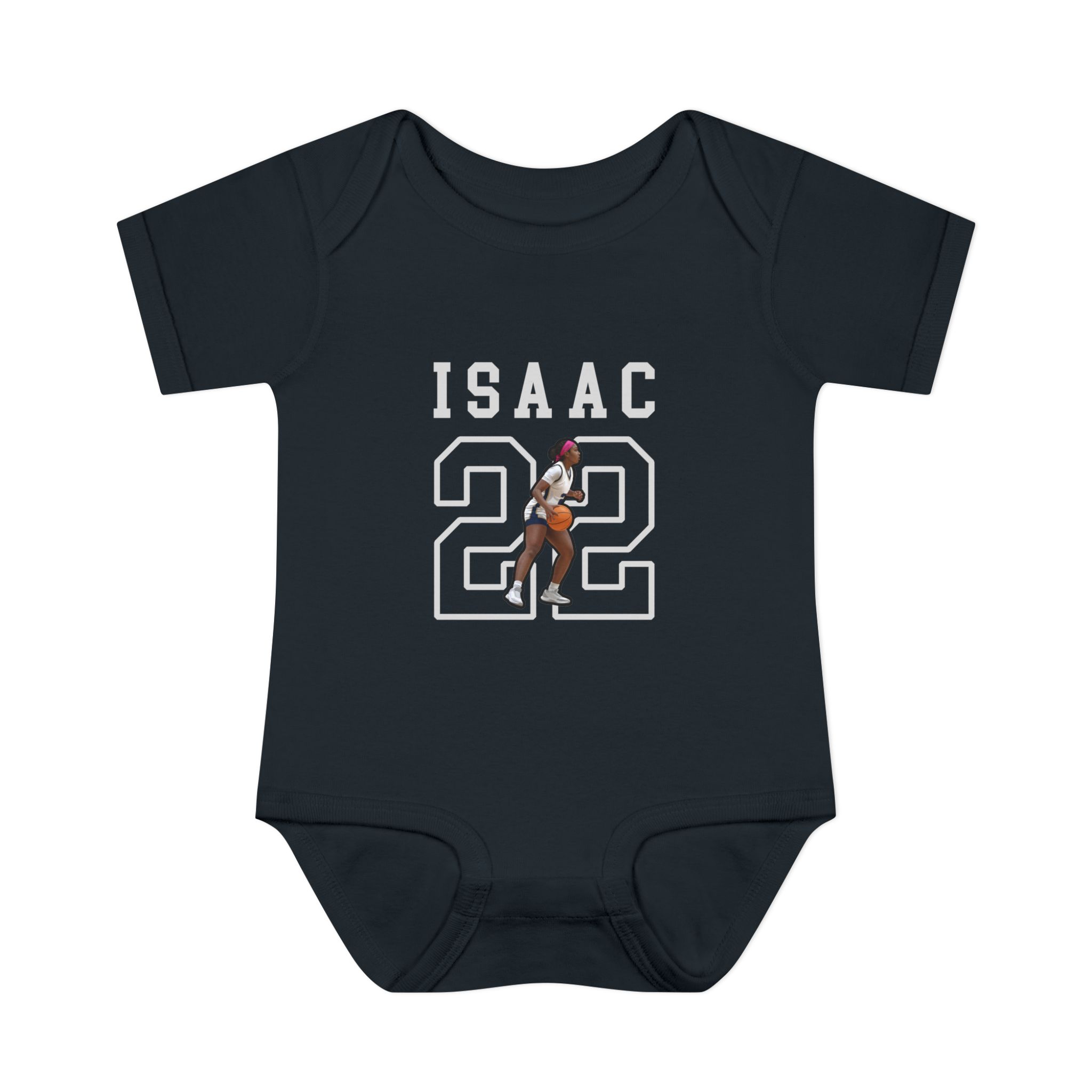 Baby Onesie — character_shirsey in Black