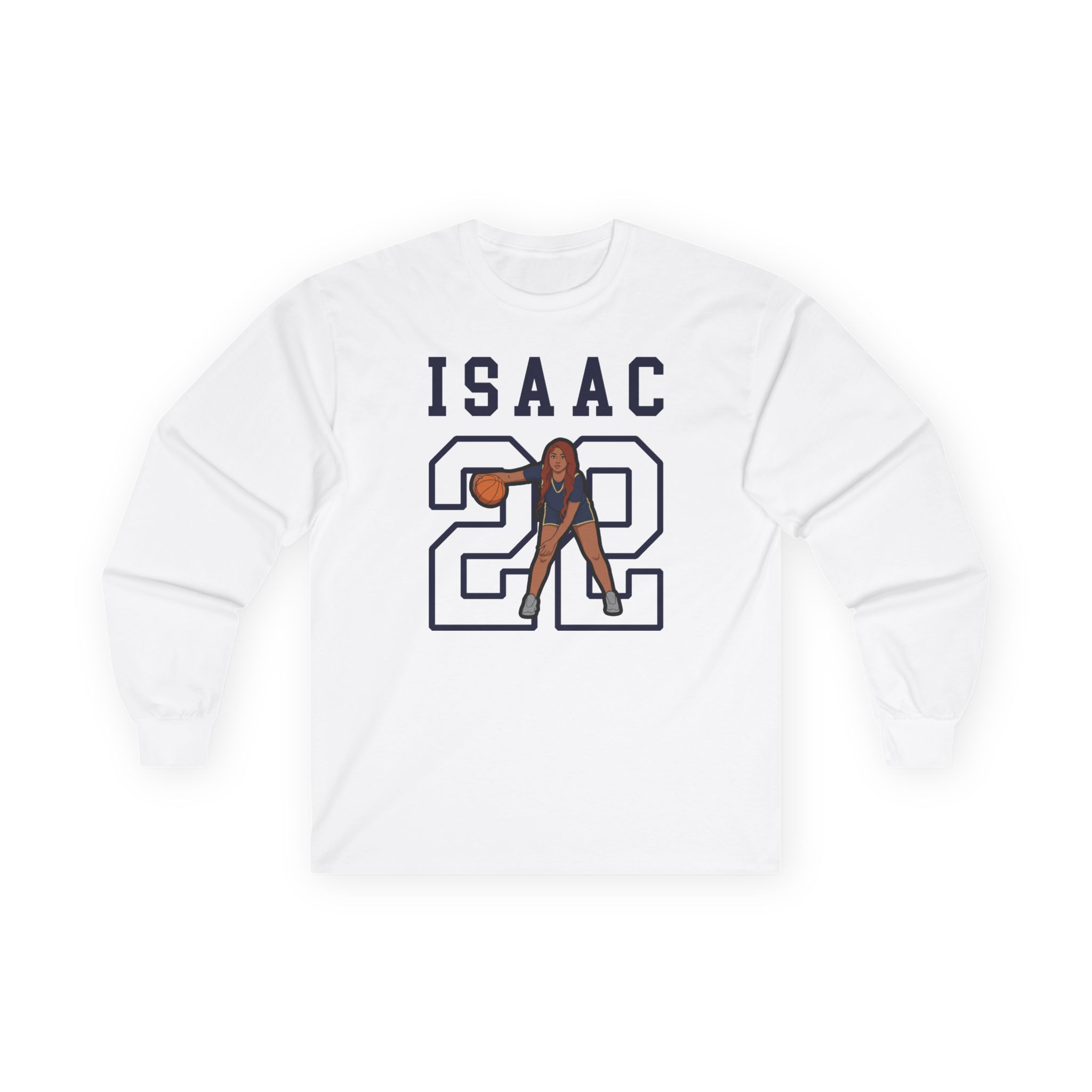 Long Sleeve Tee — character_shirsey in White