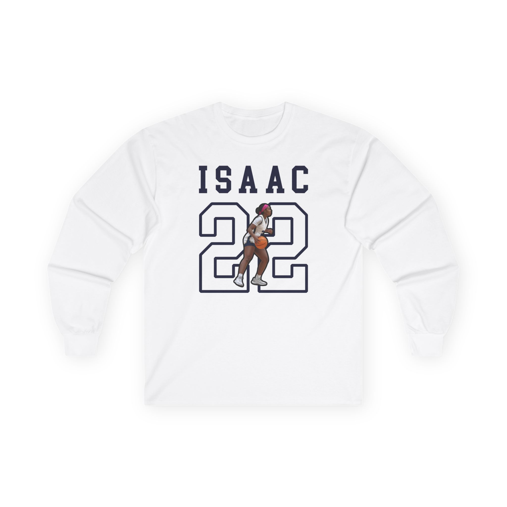 Long Sleeve Tee — character_shirsey in White