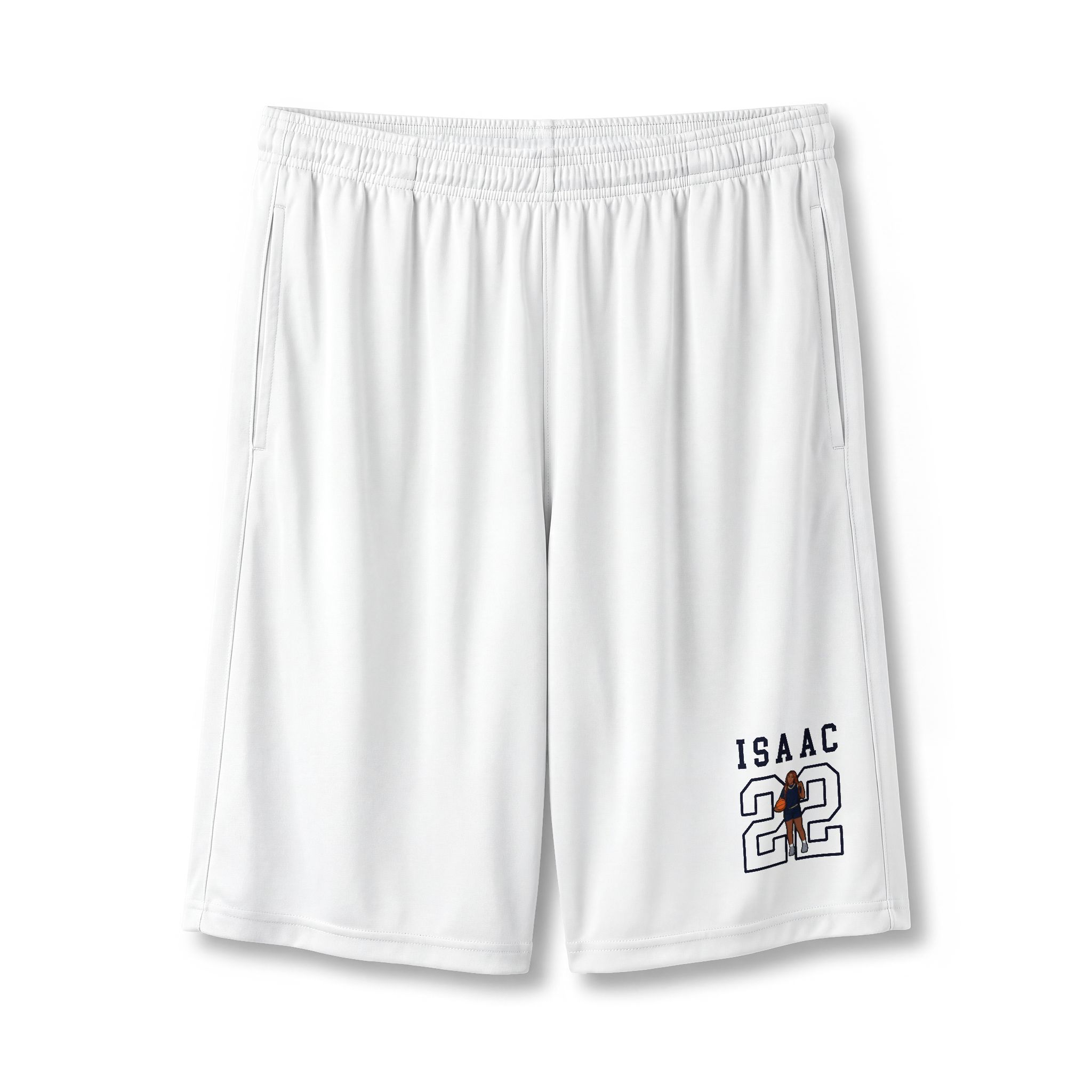 Shorts — character_shirsey in White