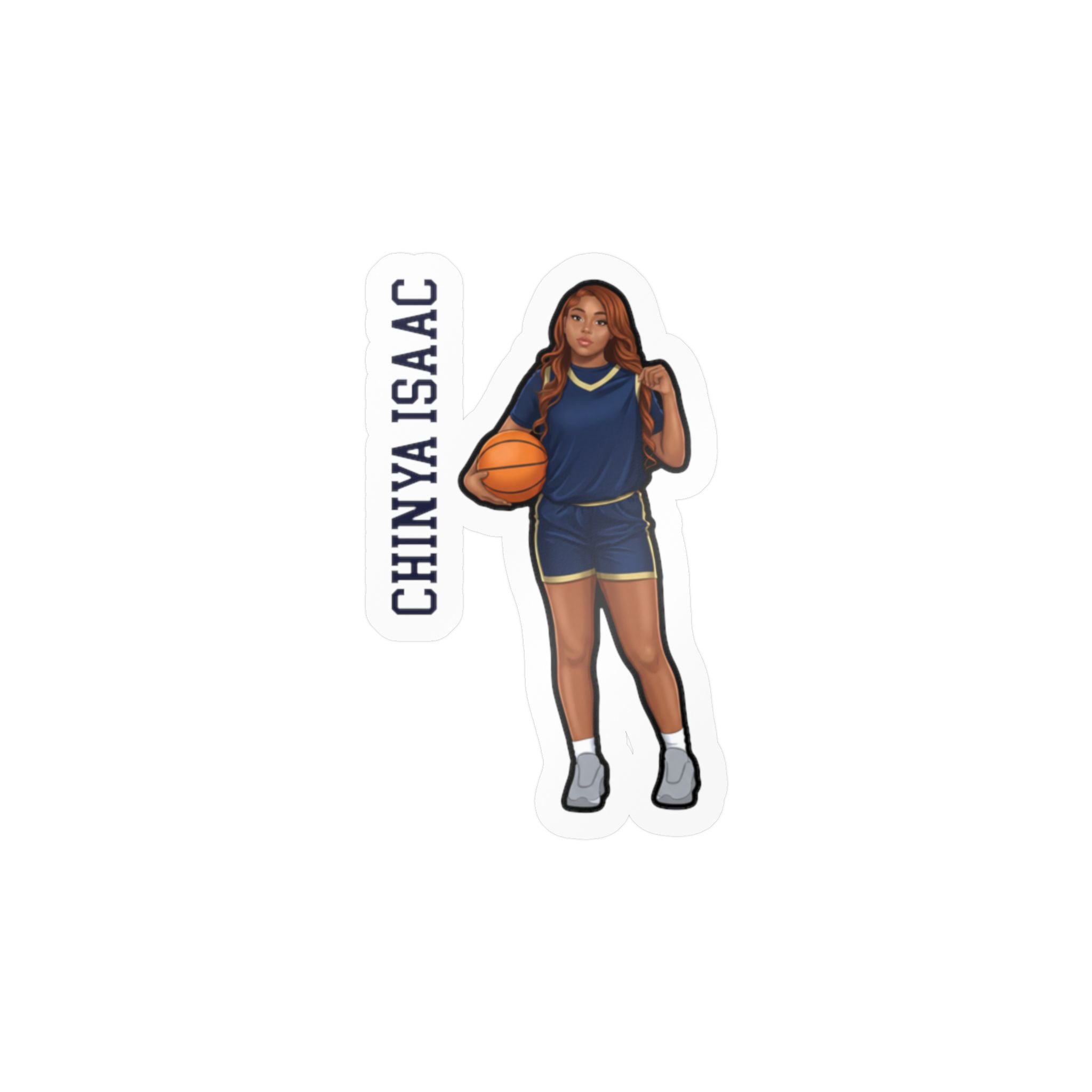 Vinyl Sticker — character_name_vertical in Classic