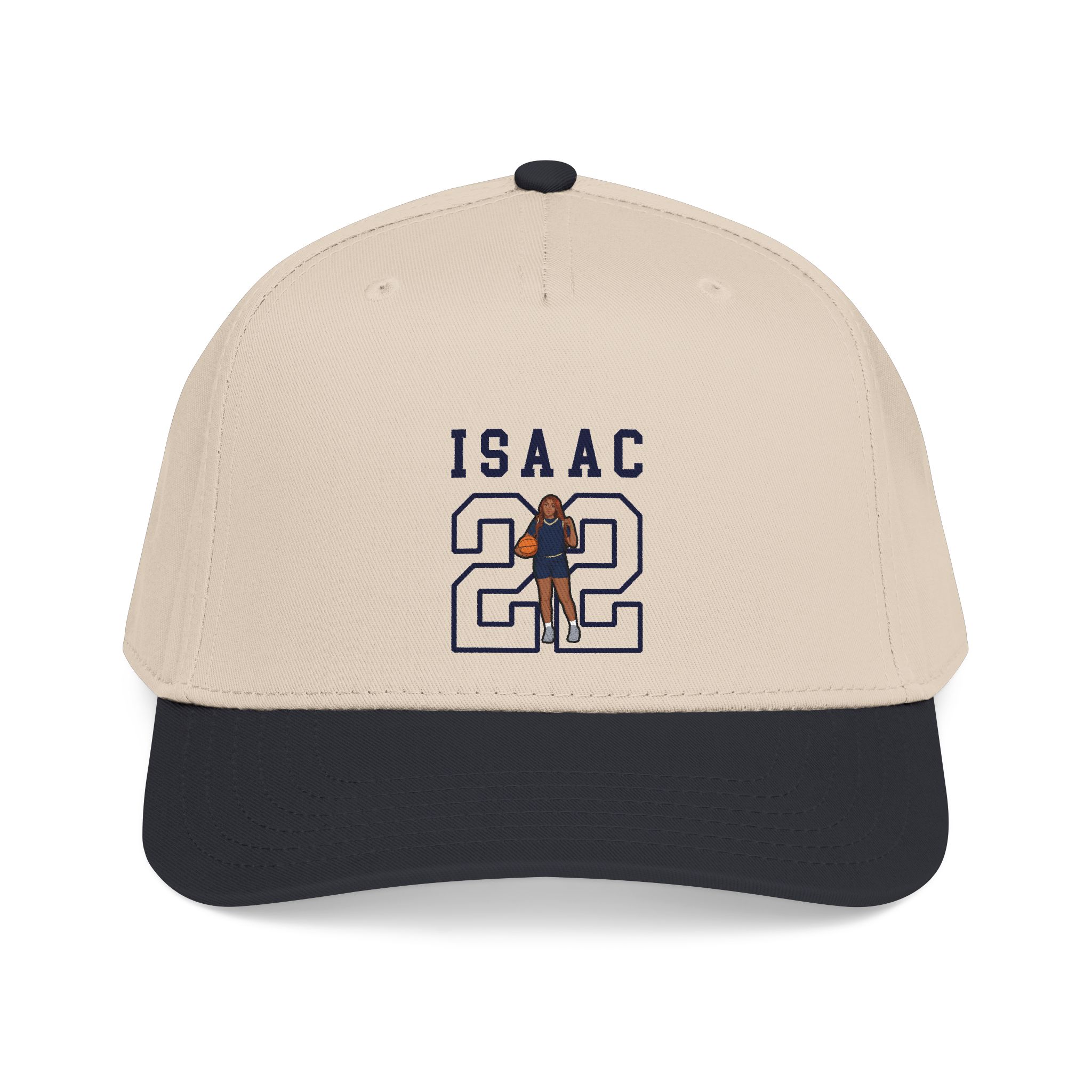 Baseball Cap — character_shirsey in Black / Natural