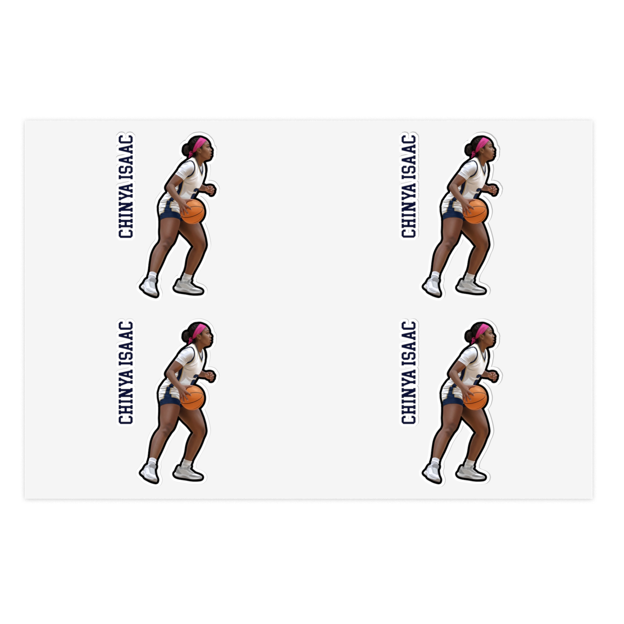 Sticker Sheet — character_name_vertical in Classic